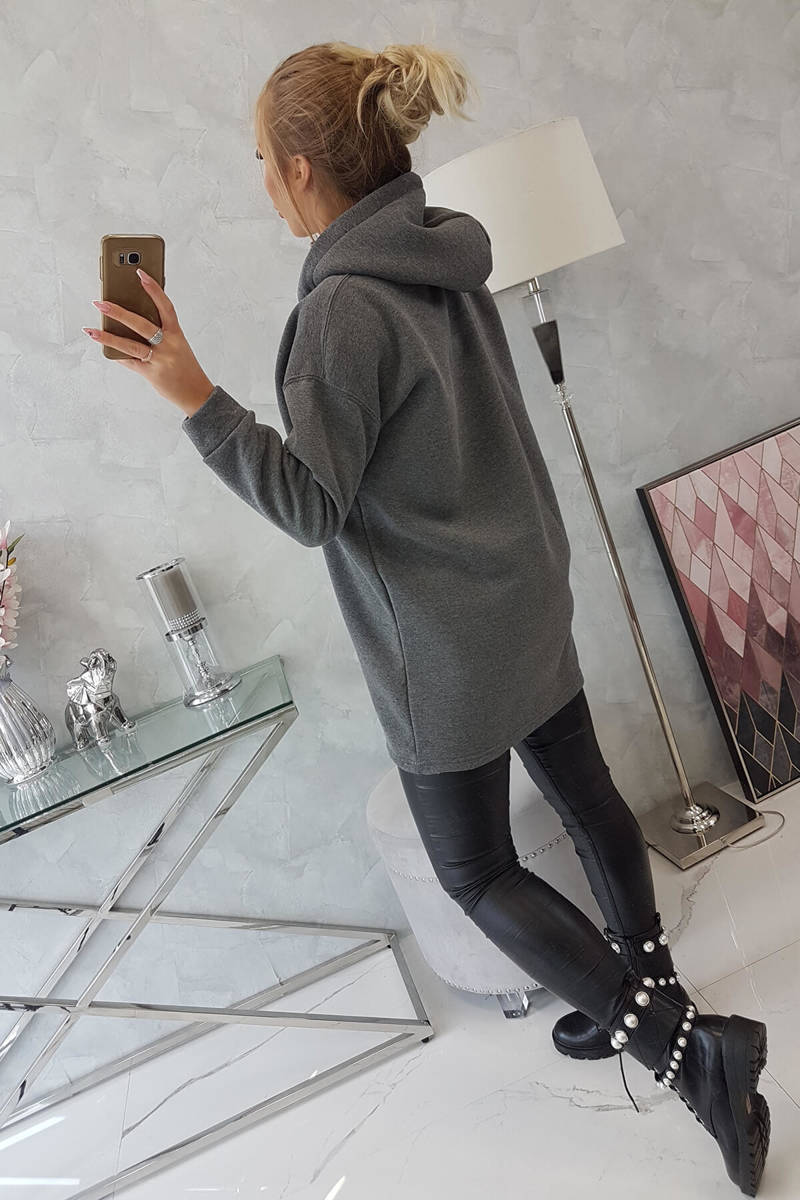 Tricou căptușit cu grafit glugă
