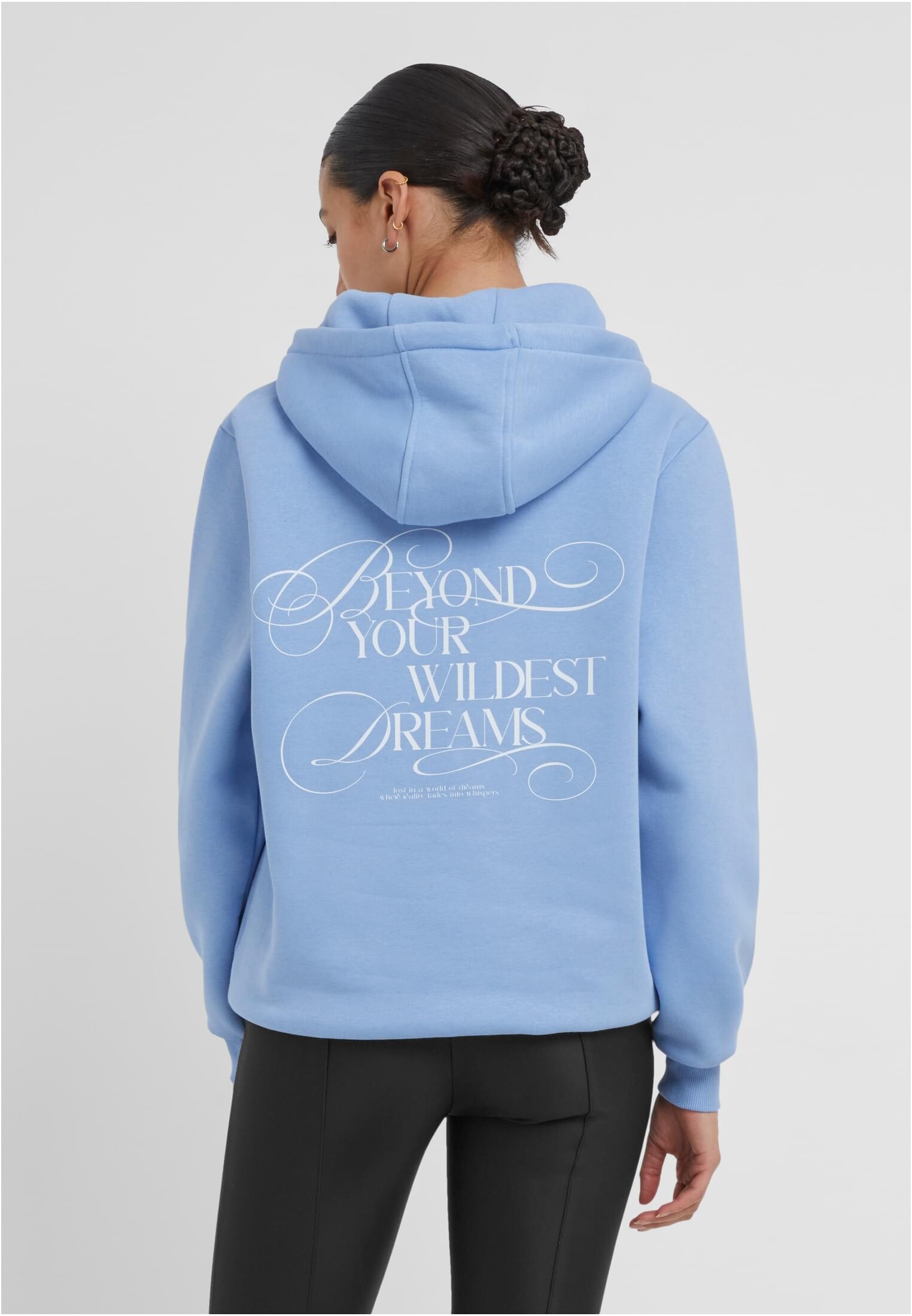 Women's hoodie Dreamy Wording blue