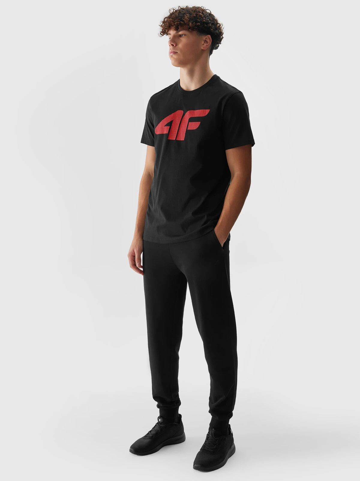 Men's 4F Jogger Sweatpants - Black