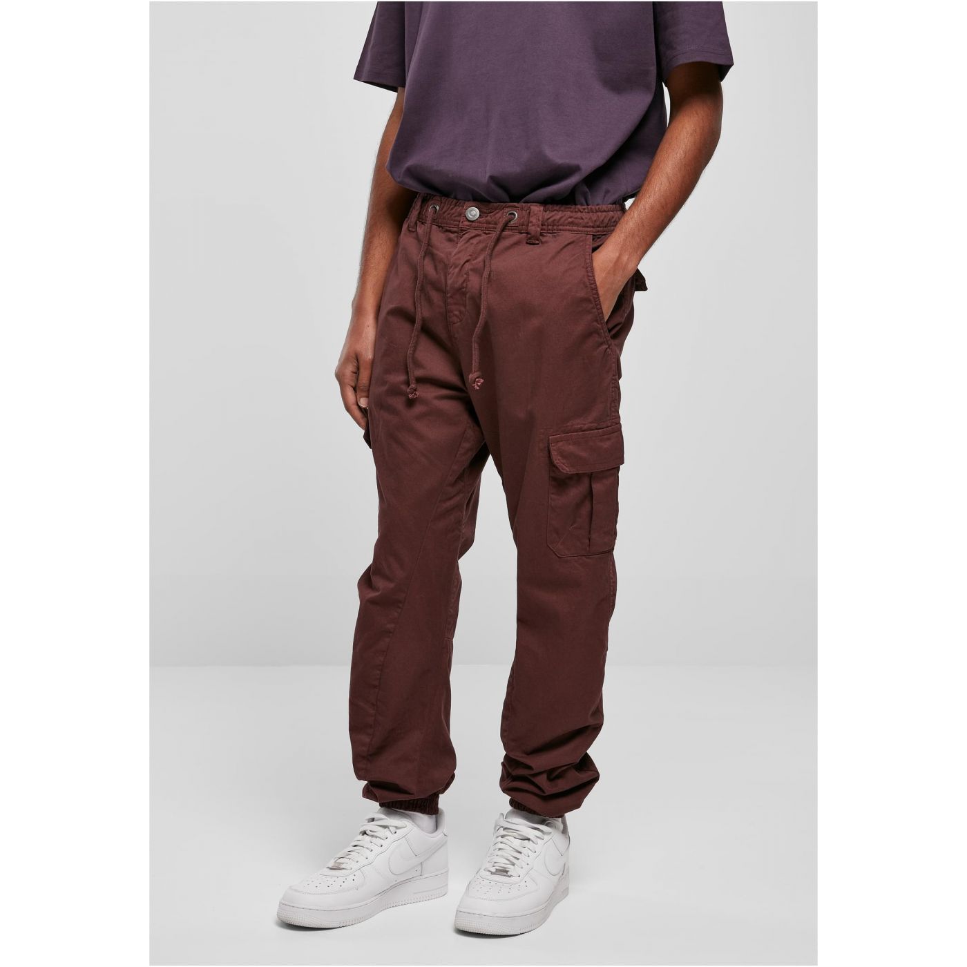 Cargo Jogging Pants Cherry