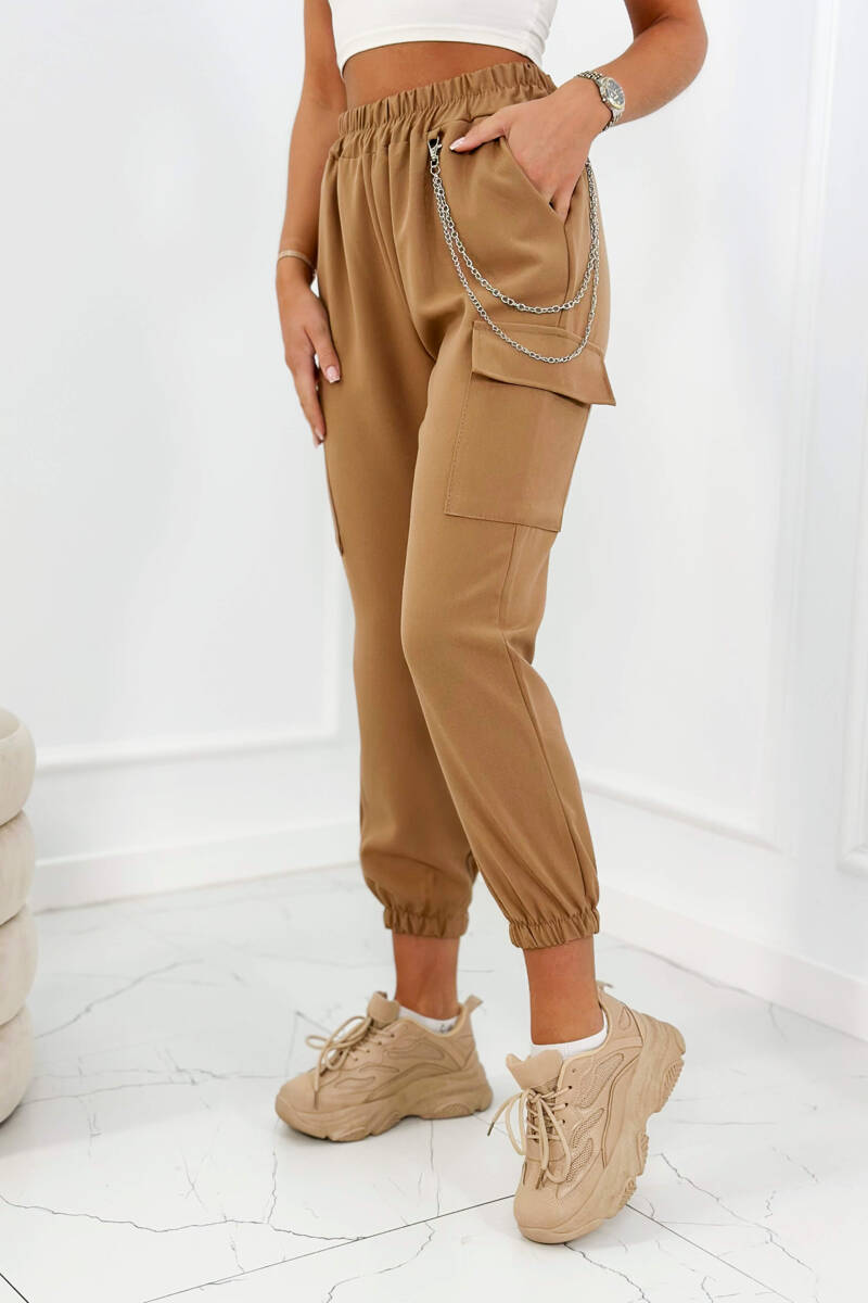 Trousers with Camel Chain