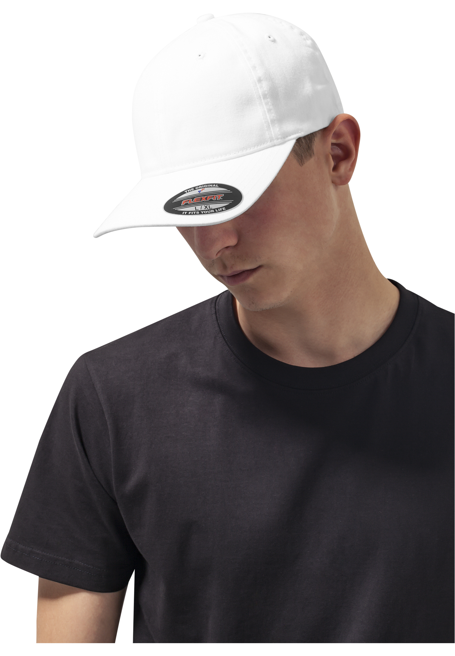 Garment Flexfit Washed Cotton Dad Hat White