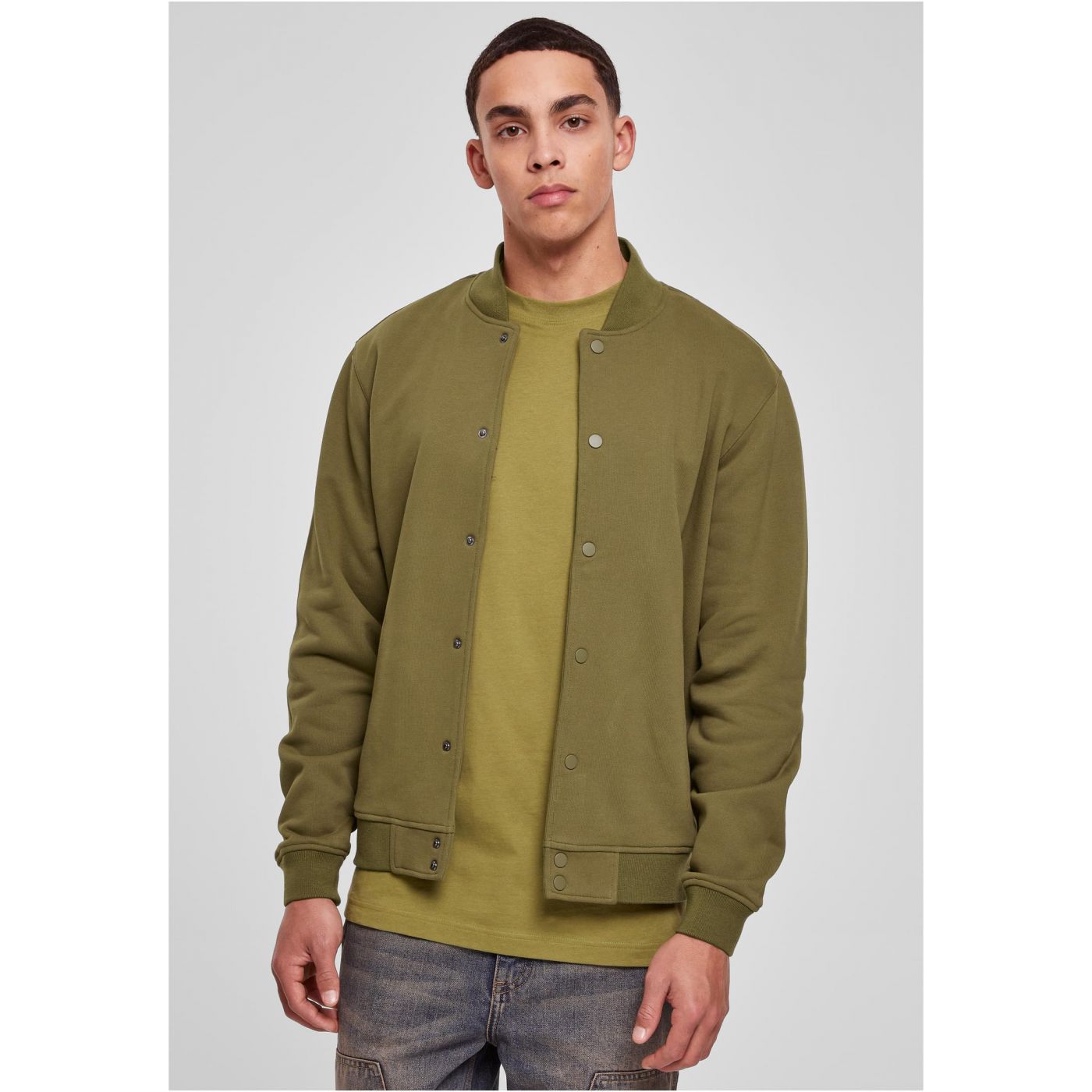 Ultra Heavy Solid College Jacket Summerolive