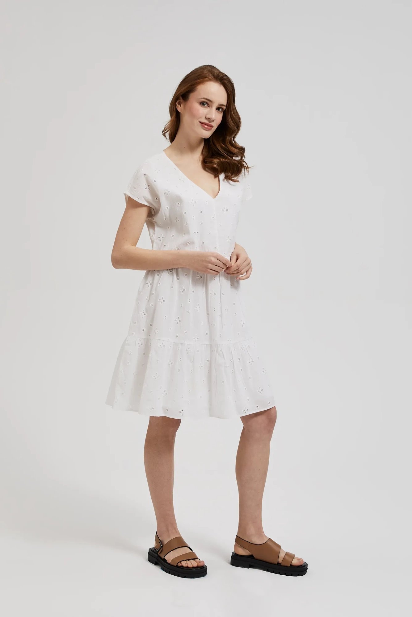 Marisse Women's Dress L-Su-4339 White