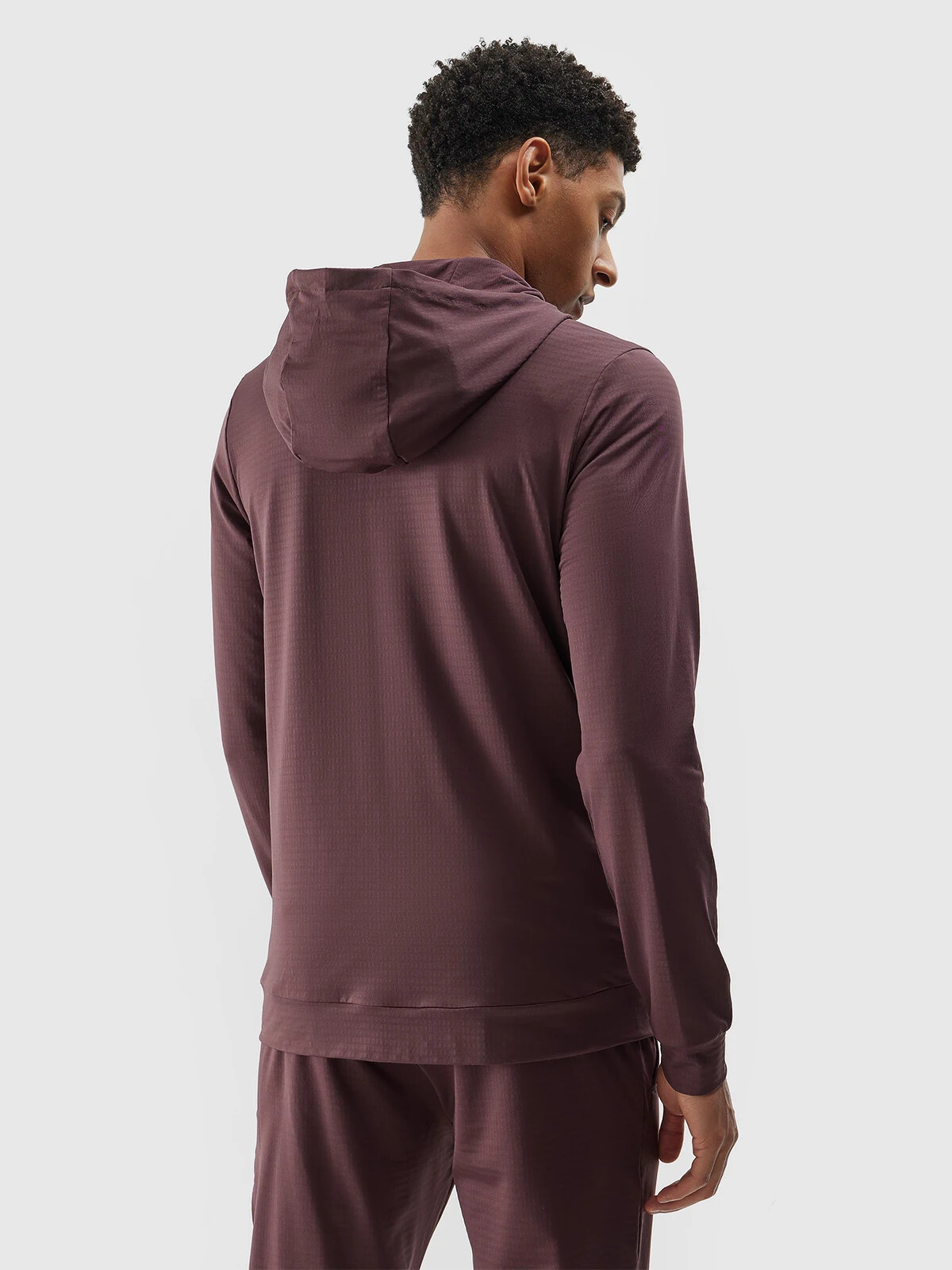 Men&#039;s Sports Zipped Hoodie 4F - Brown