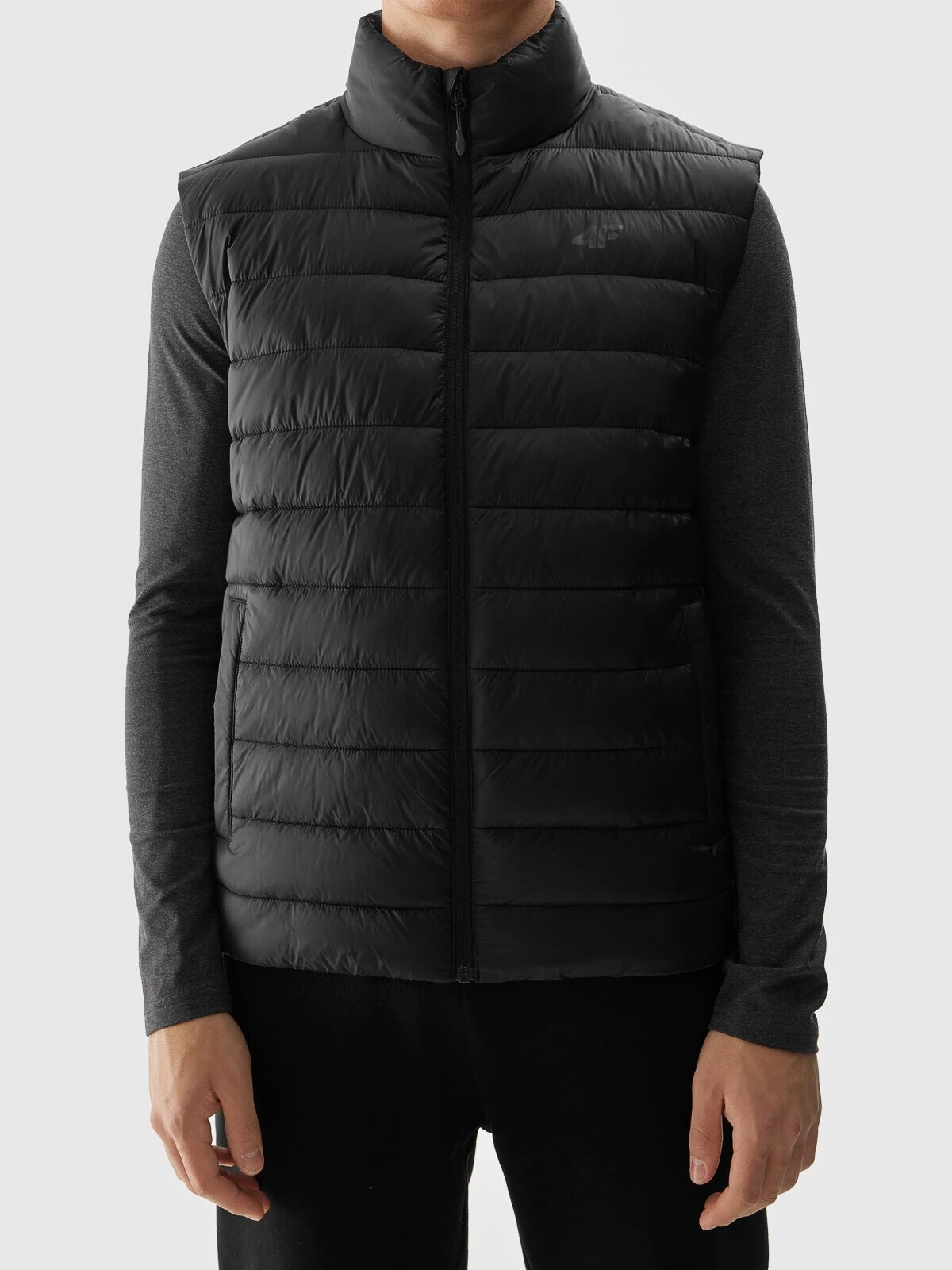Men&#039;s 4F Recycled Down Vest - Black