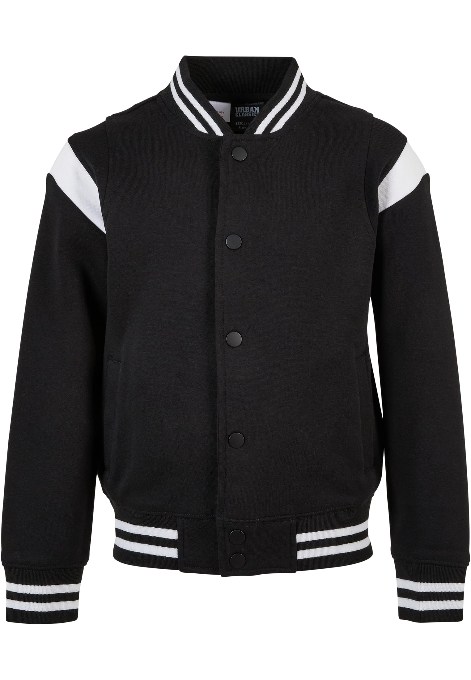 Levně Chlapecká vložka College Sweat Jacket černo/bílá