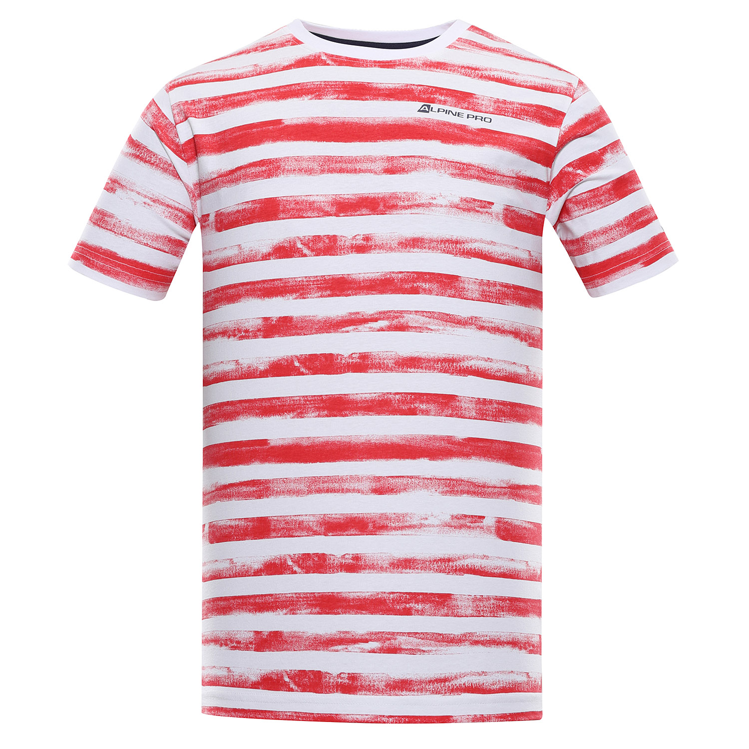 Men's Cotton T-shirt ALPINE PRO WATER Flame Scarlet