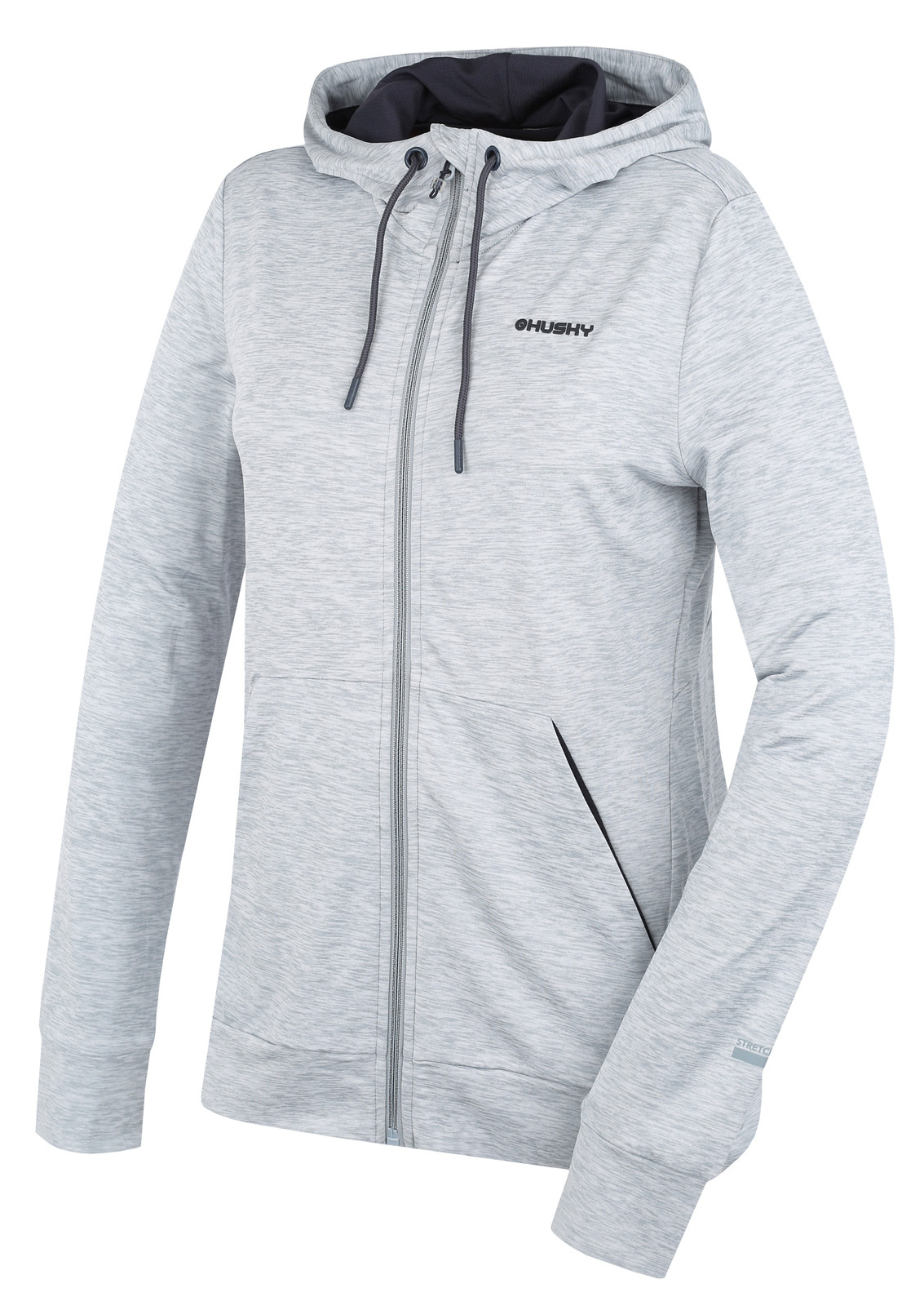 Women's Hoodie HUSKY Alony L Light Grey