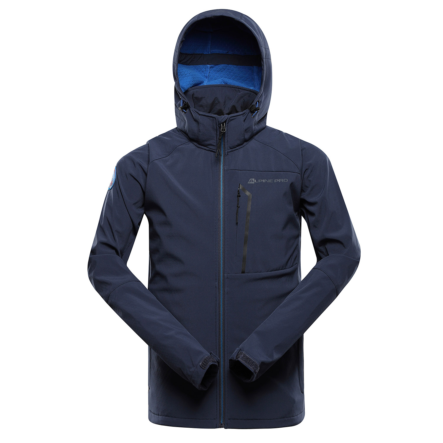 Men's Softshell Jacket ALPINE PRO HOOR Mood Indigo