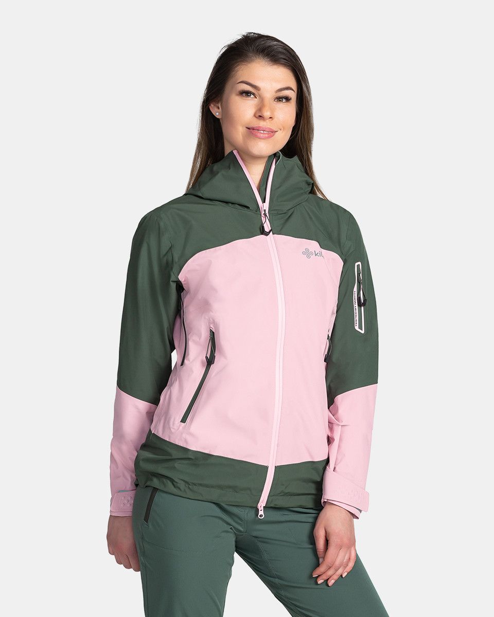 Women's outdoor jacket KILPI MAMBA-W Light pink