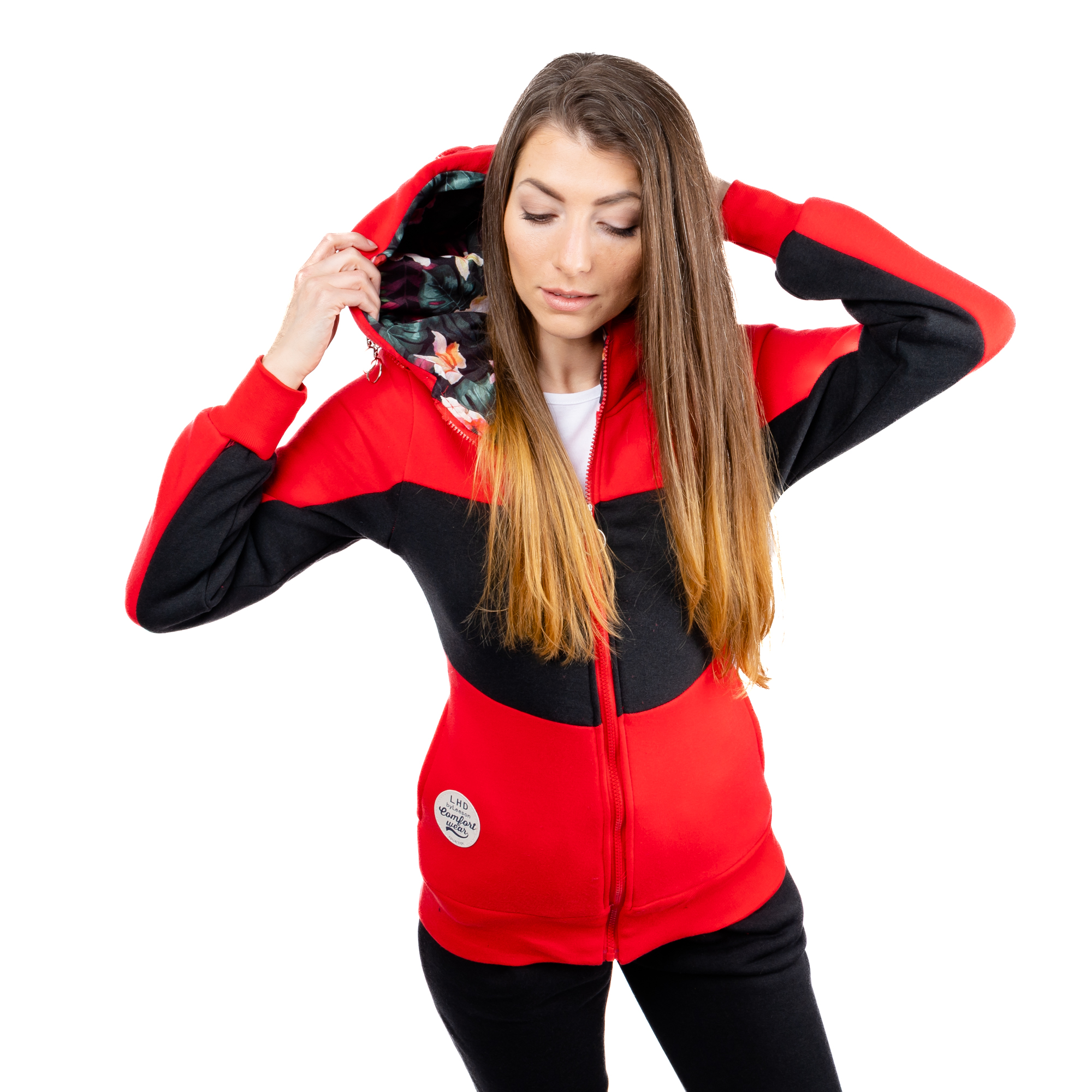 Women&#039;s tracksuit GLANO - red