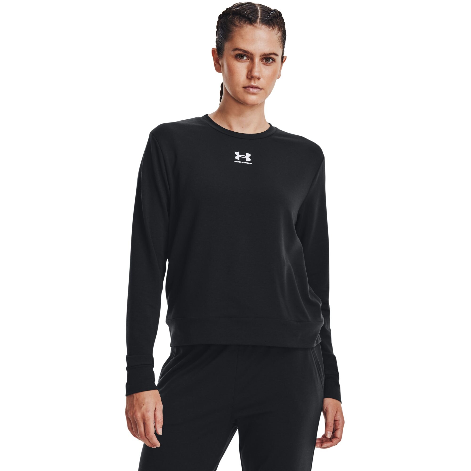 Women&#039;s terry sweatshirt Under Armour Rival Terry Crew