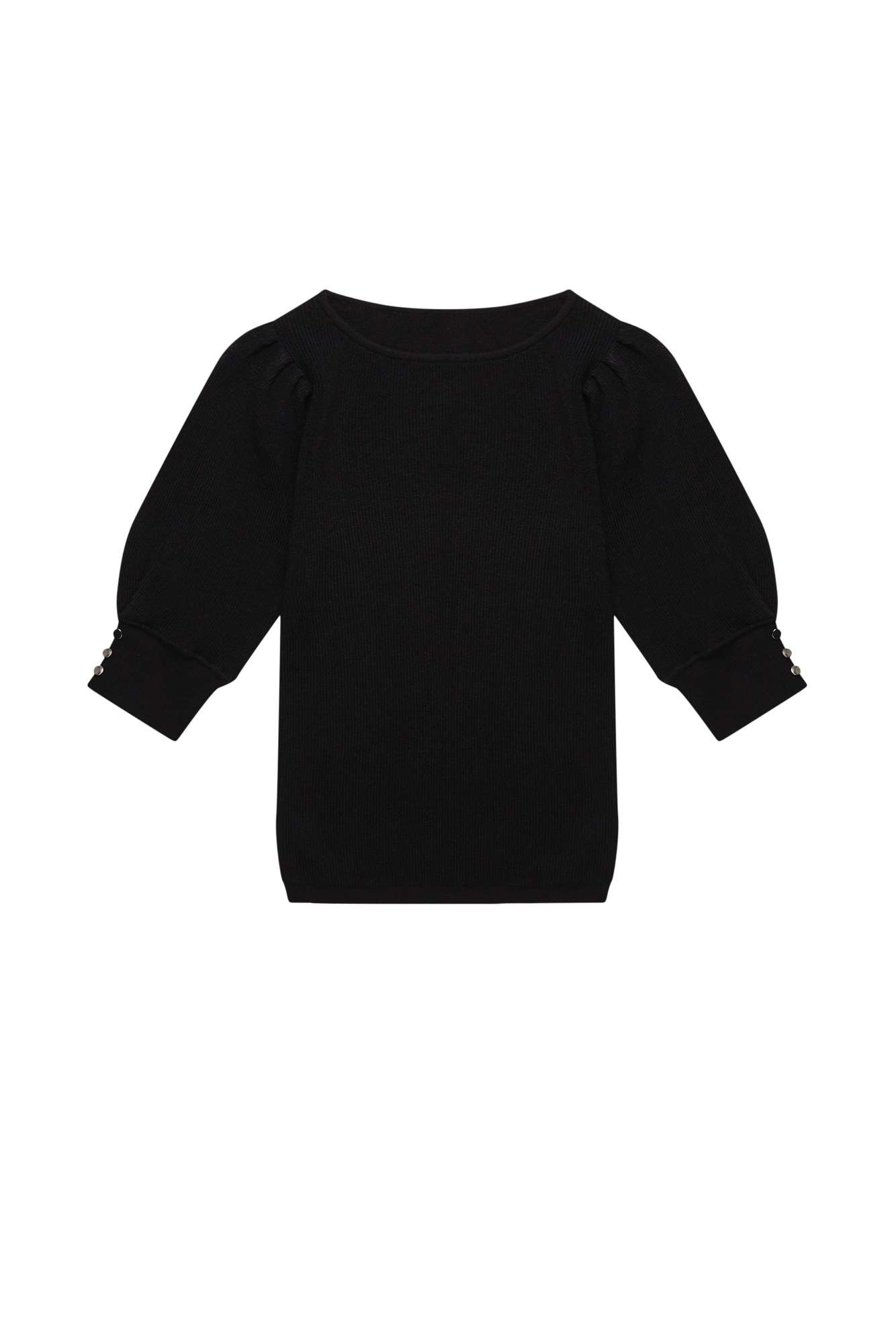 Sweater with fluffy sleeves