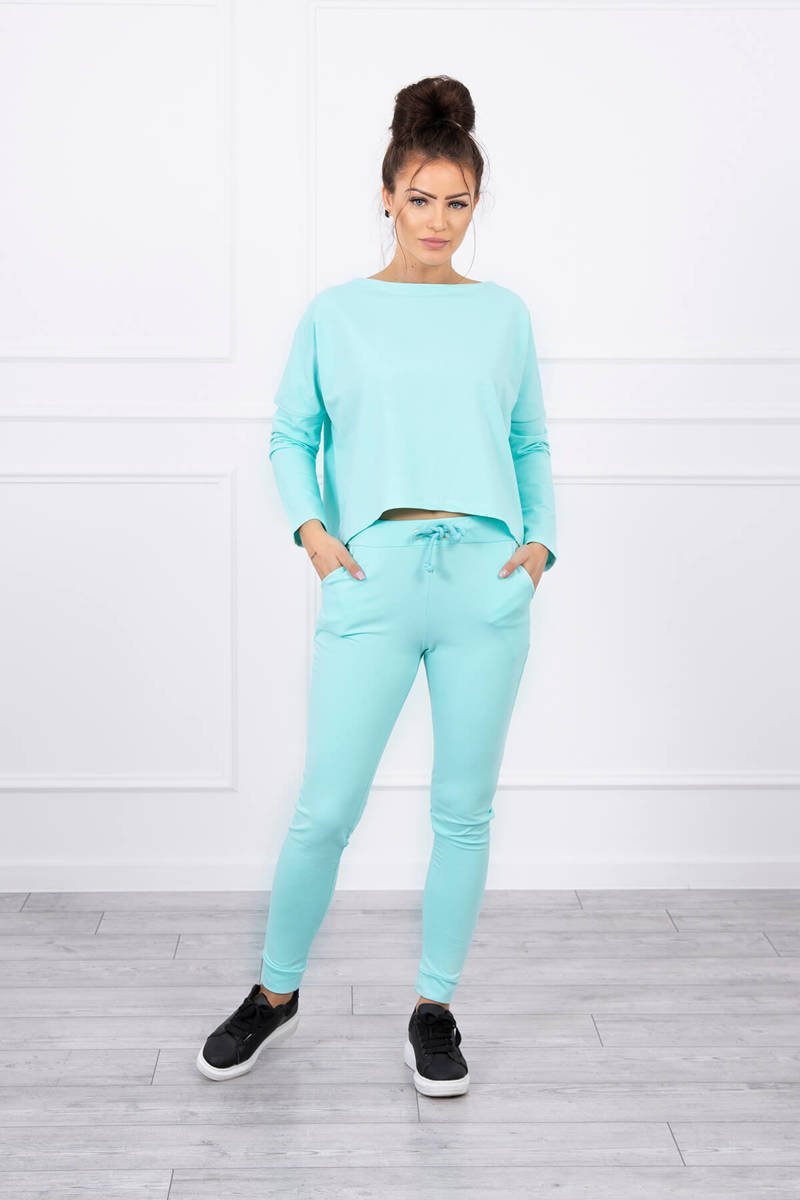 Set With Oversized Mint Blouse