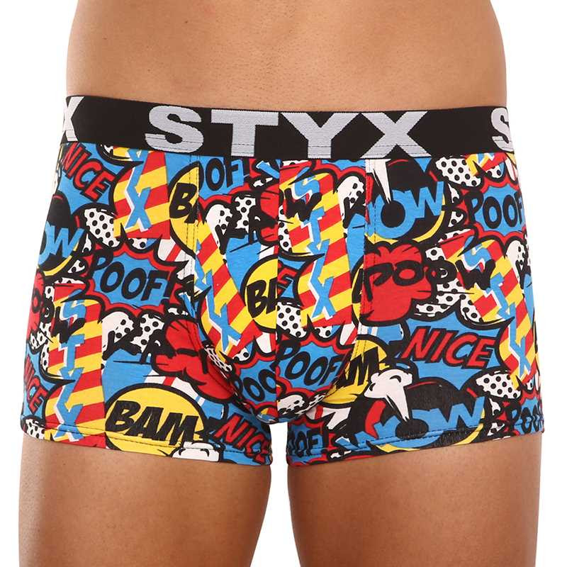 Men's Boxers Styx Art Sports Rubber Poof