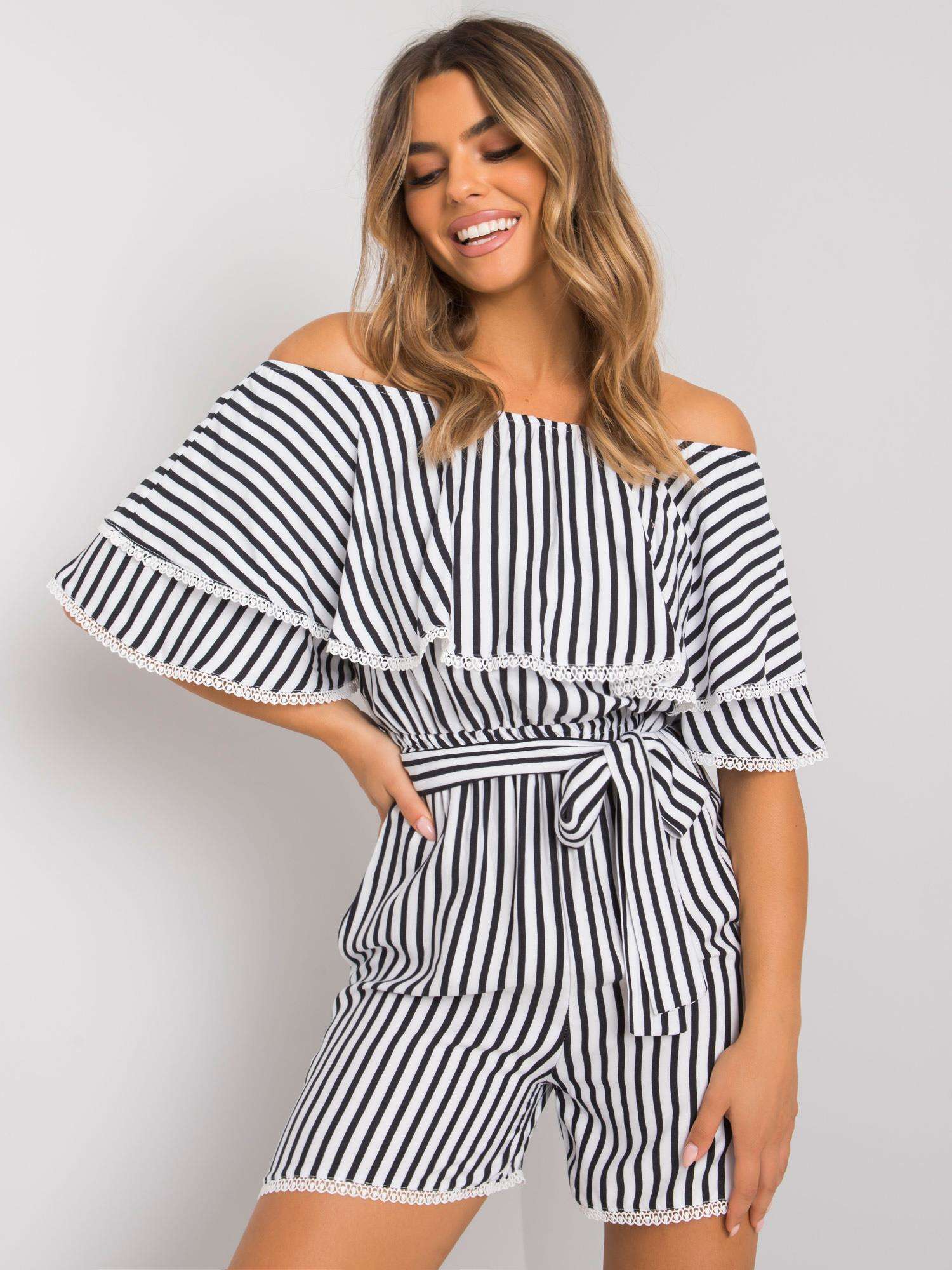 black-and-white-short-overall