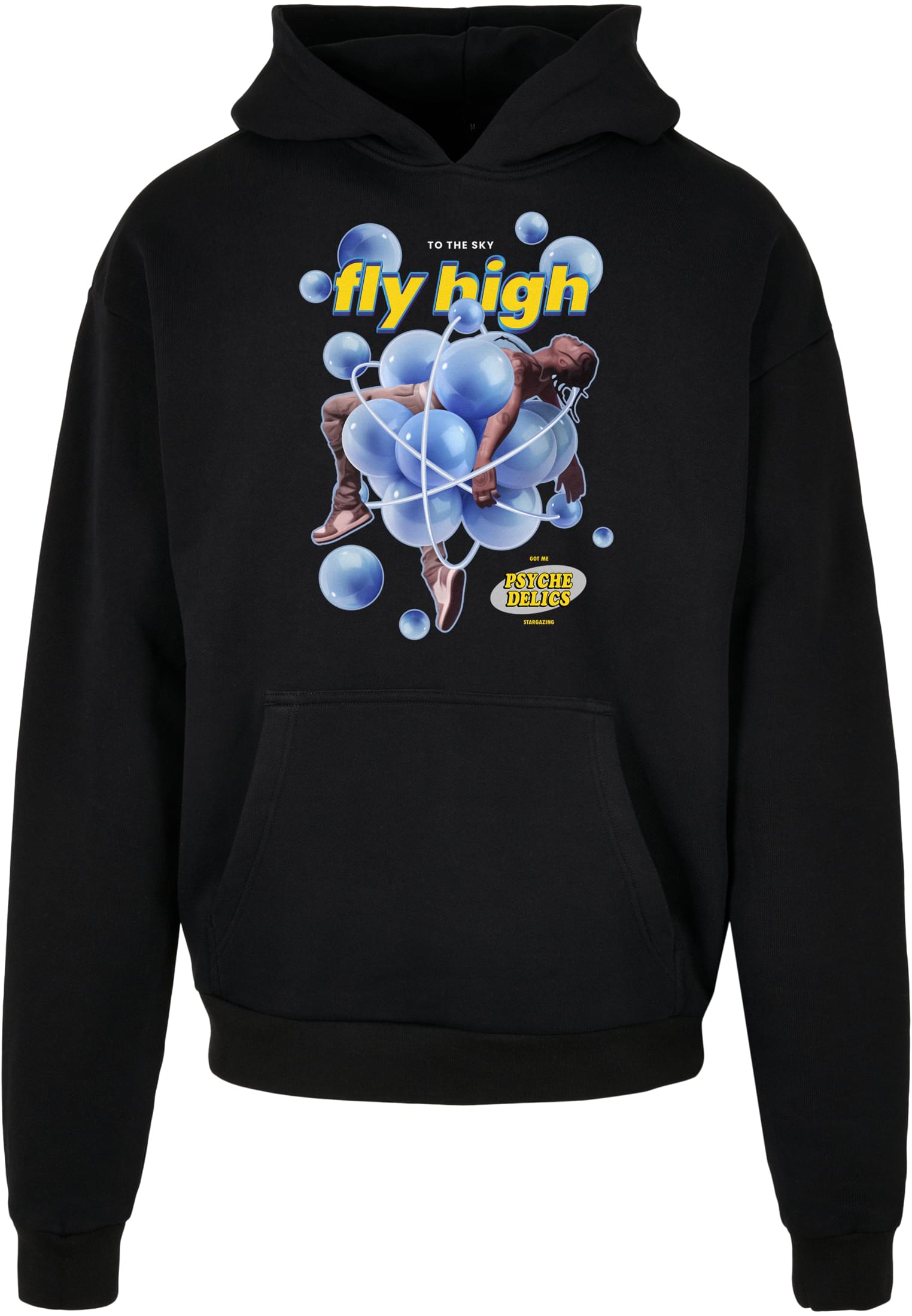 Psychadellic Heavy Oversize Hoody black