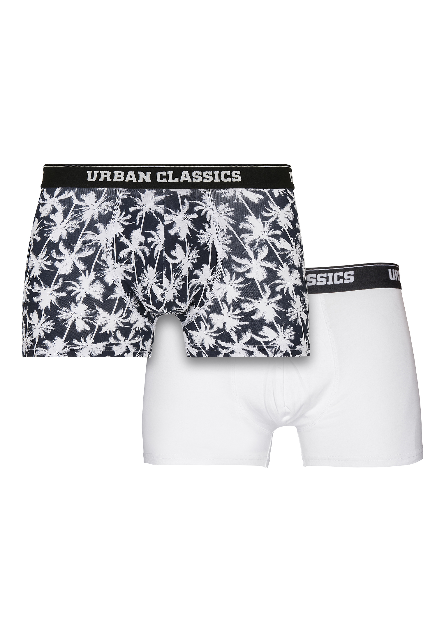 Men's Boxer Shorts Double Pack On The Palm + White