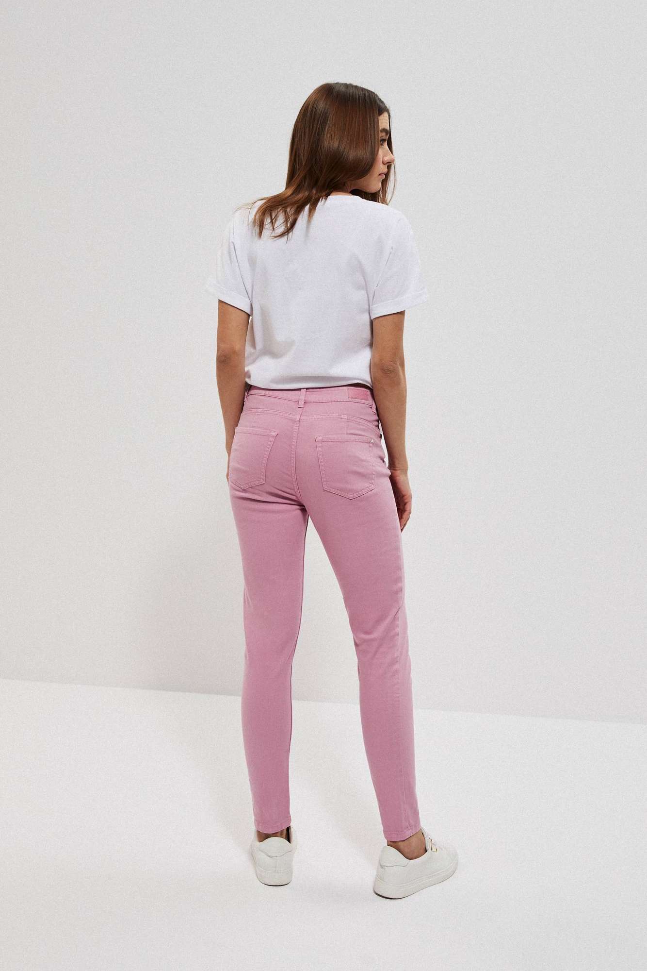 Pantaloni simpli - roz