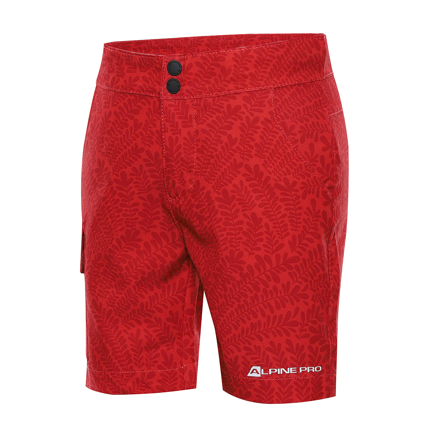 Kids quick-drying shorts ALPINE PRO DENIELO crimson variant PA