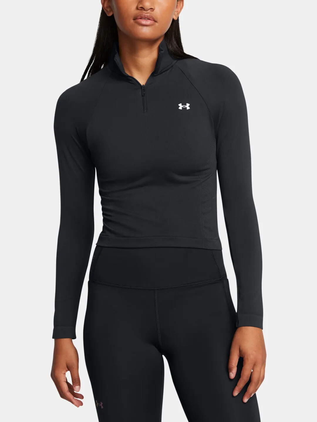 Women's T-shirt Under Armour Vanish Seamless 1/4 Zip Crop