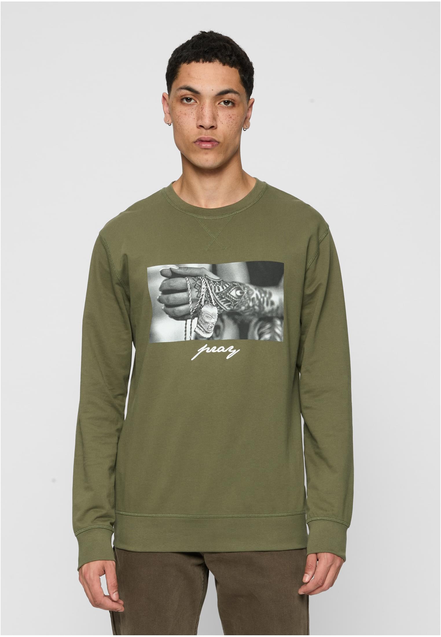 Pray 2.0 Crewneck Olive