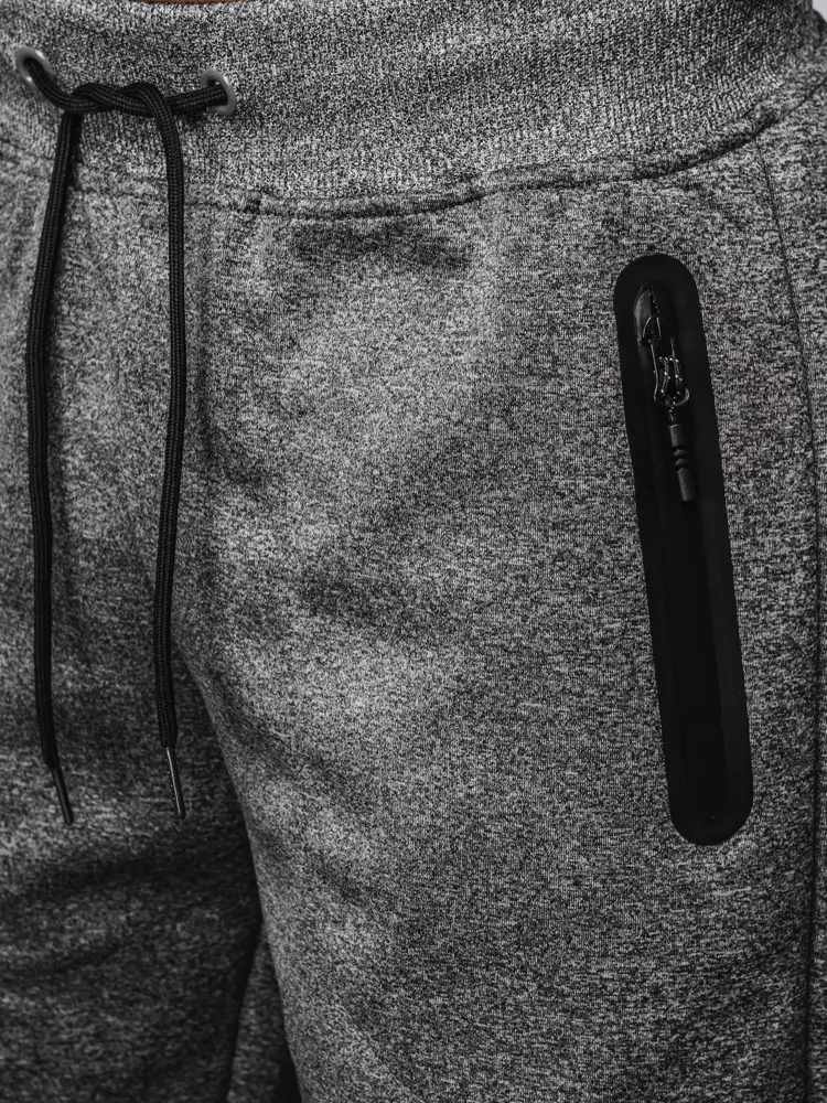 Dark Grey Men's Tracksuit Shorts Dstreet