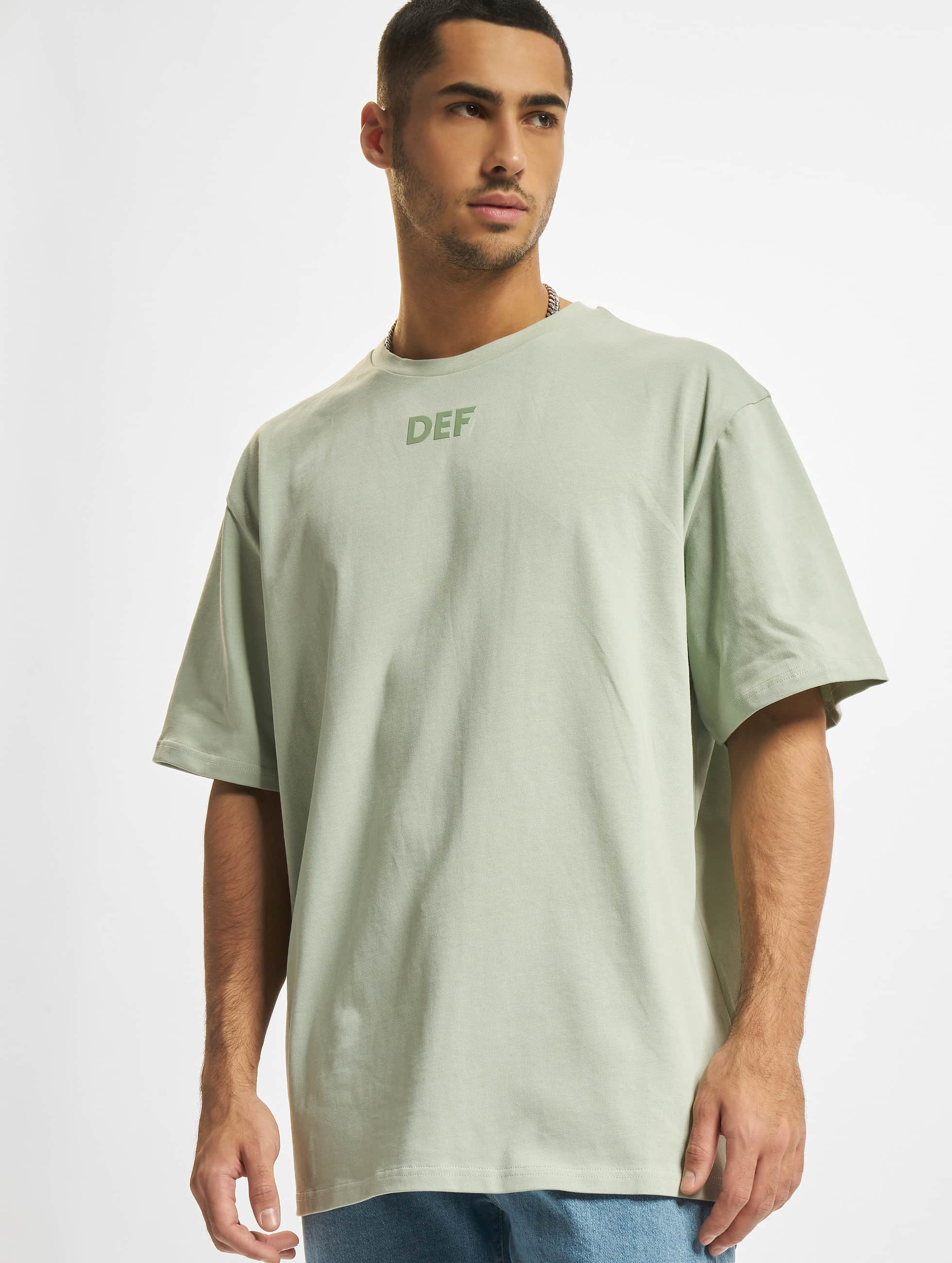 Green T-shirt With Silicone Print DEF