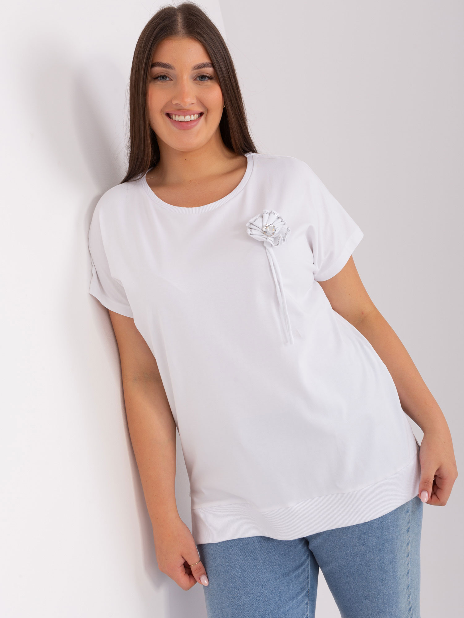 Women's Blouse Ecru Plus Sizes