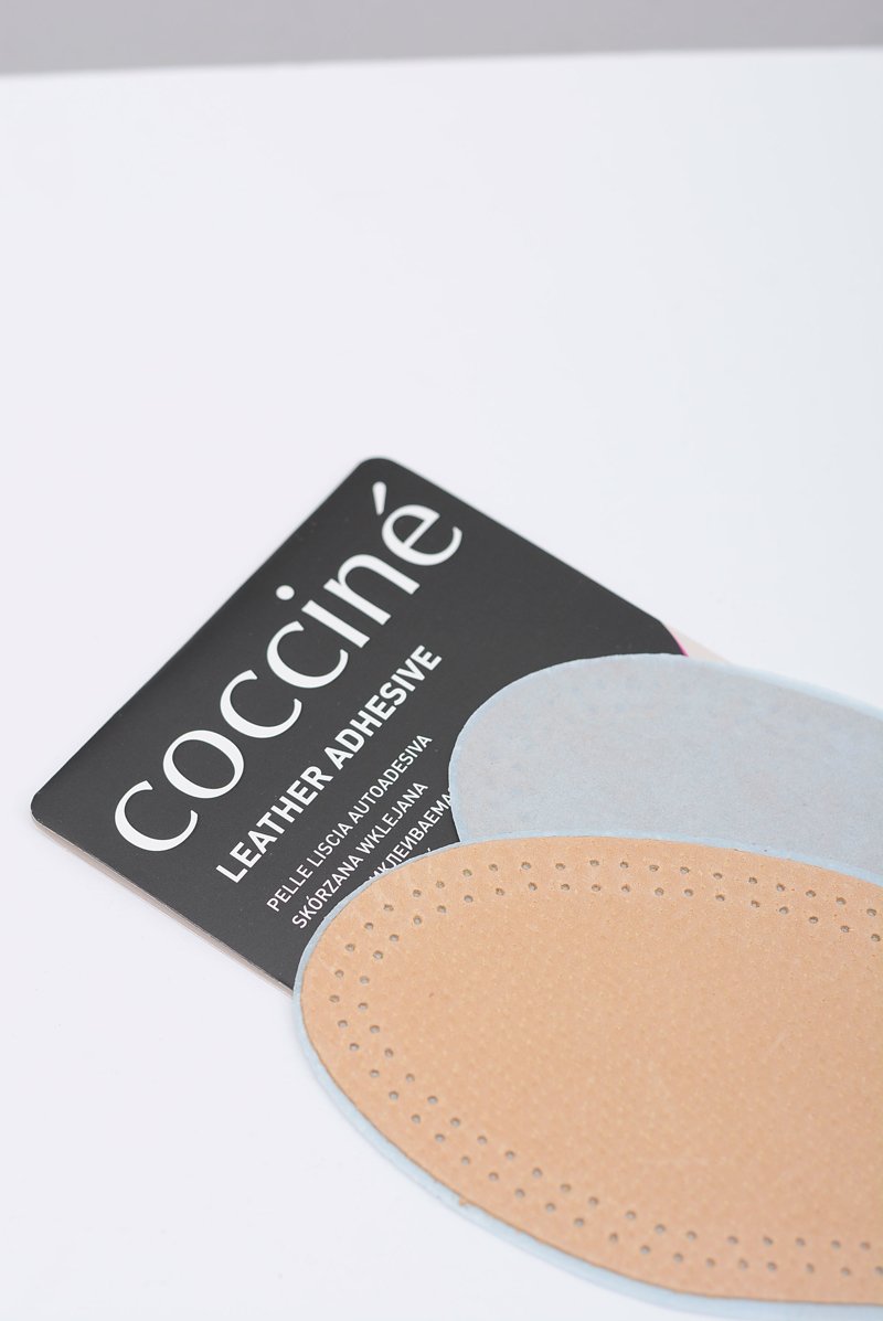 Coccine Kokcínové adhézne kožené vložky nálepiek