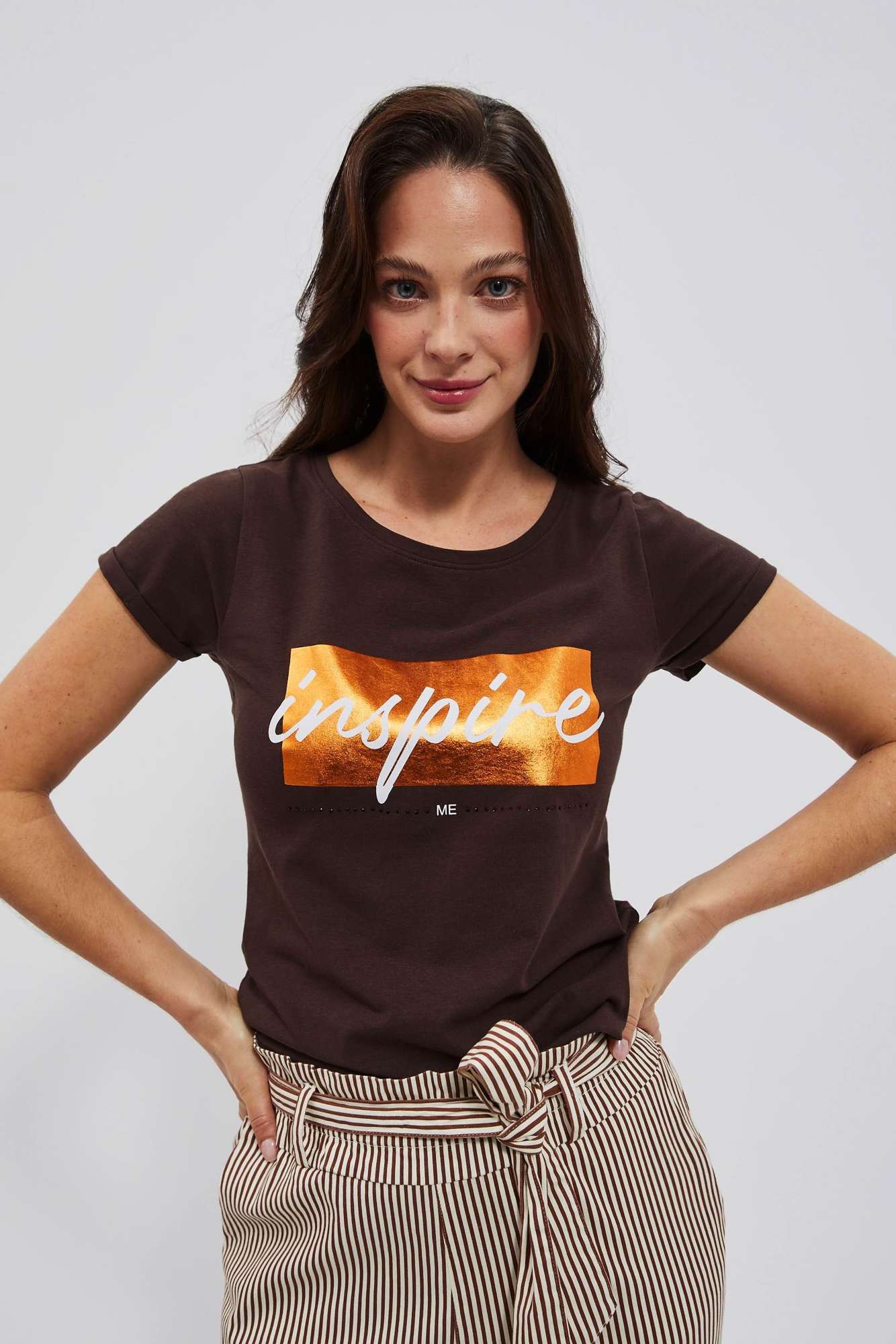 WOMEN'S T-SHIRT L-TS-4019 D.DUB