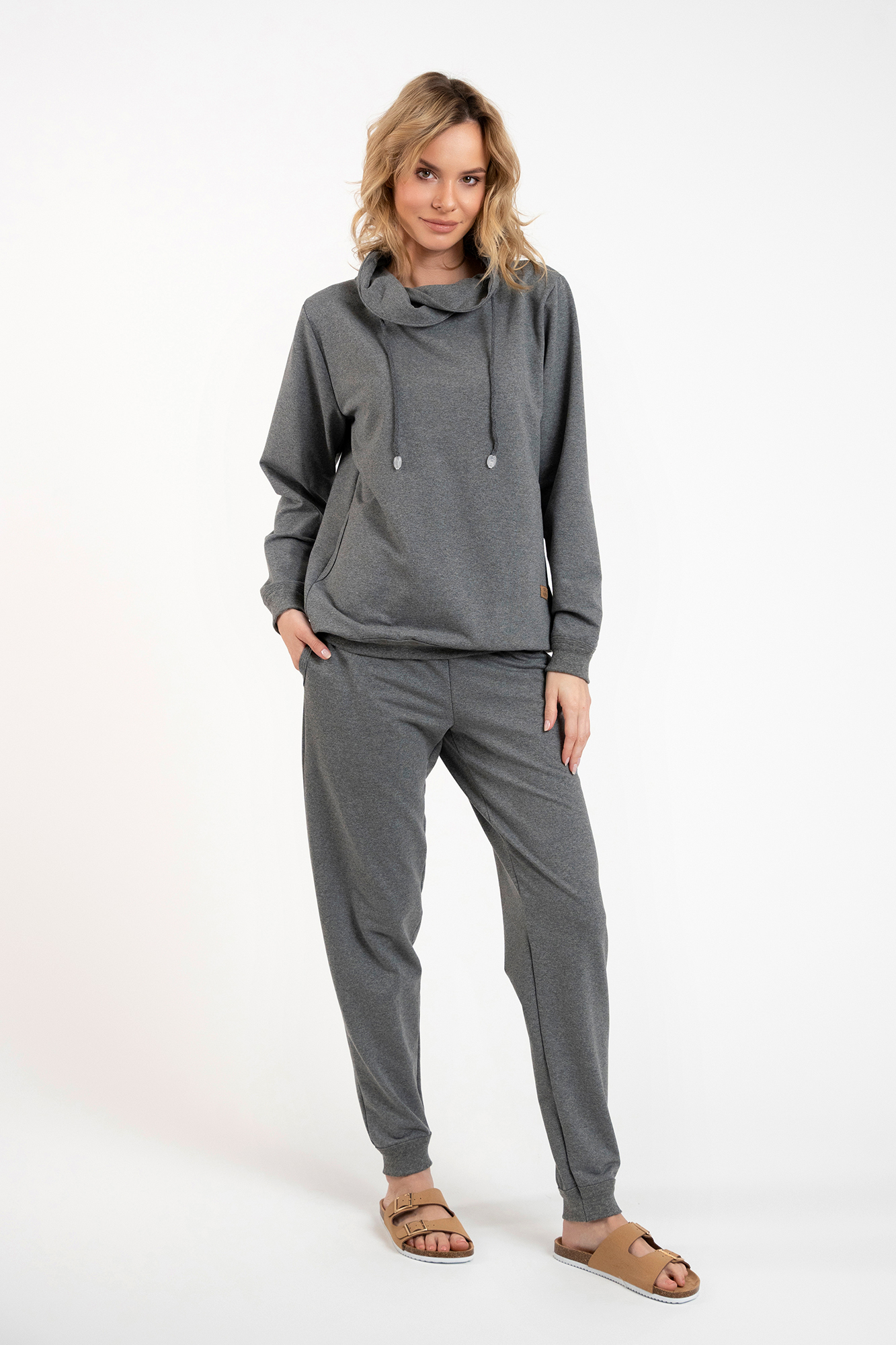 Women's Long-sleeved Sweatshirt Malmo - Medium Melange