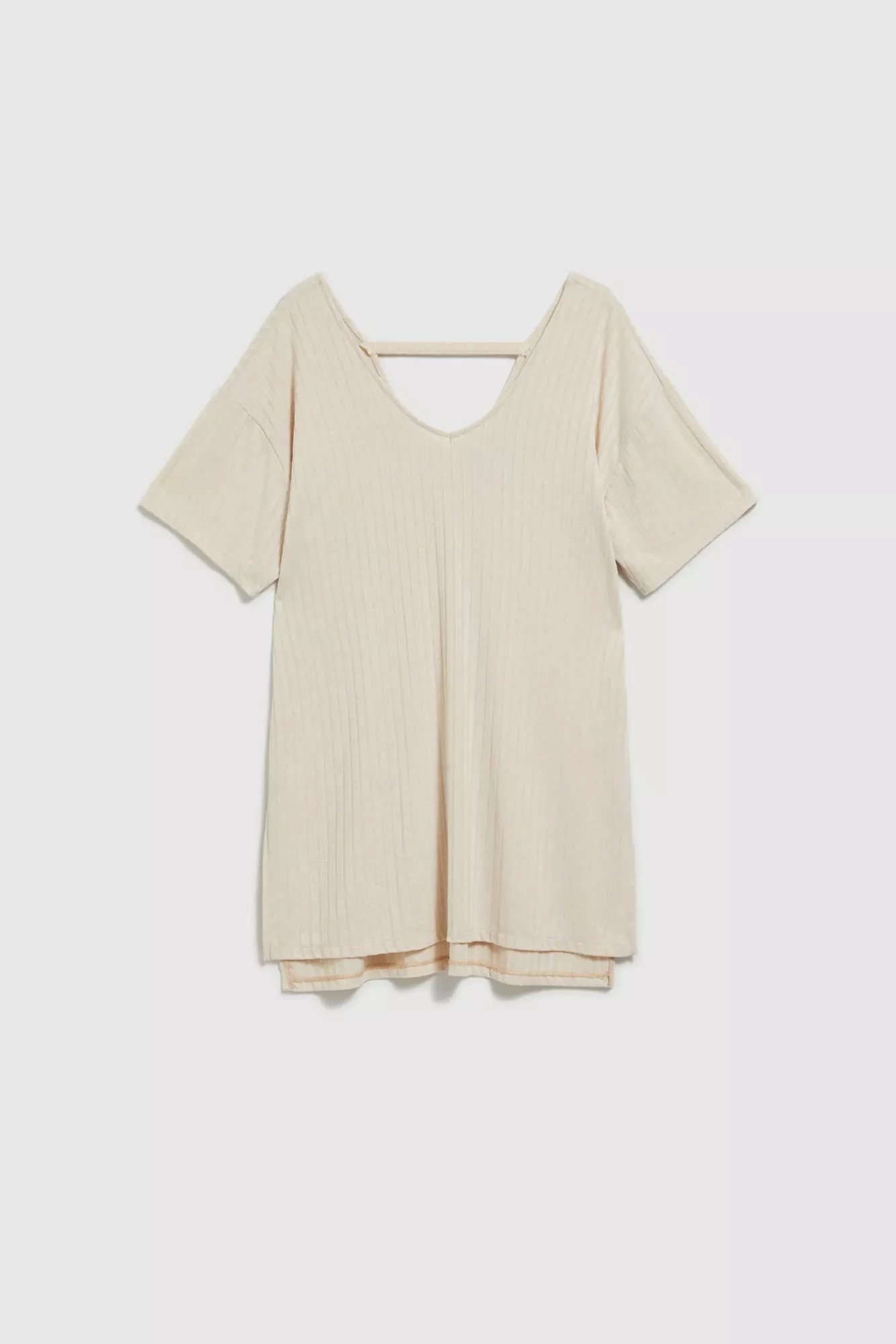 Women's T-shirt MOODO - light beige