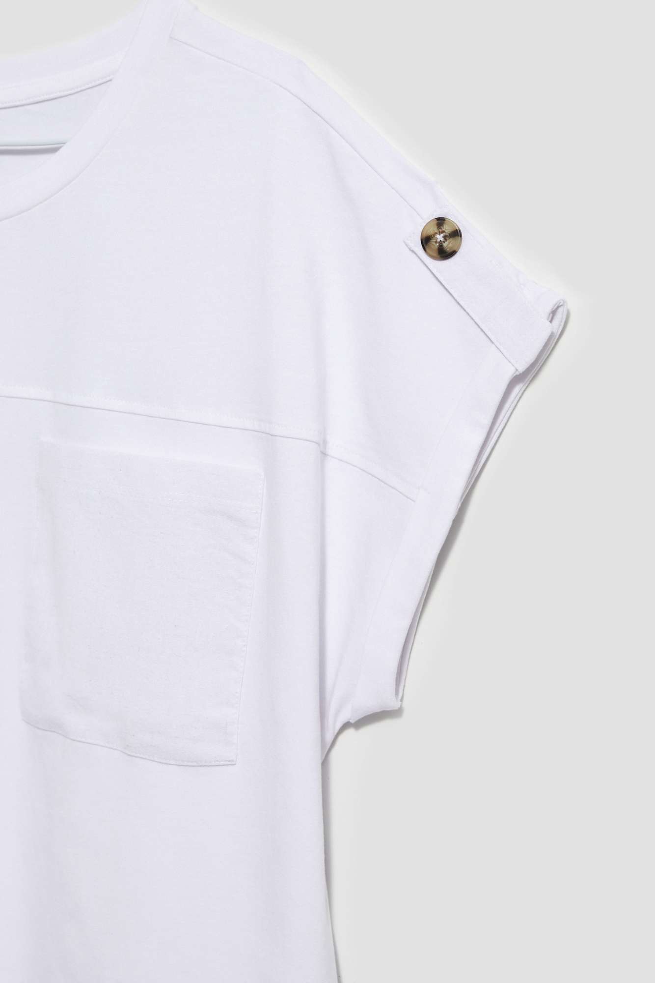 WOMEN'S T-SHIRT L-TS-4086 WHITE