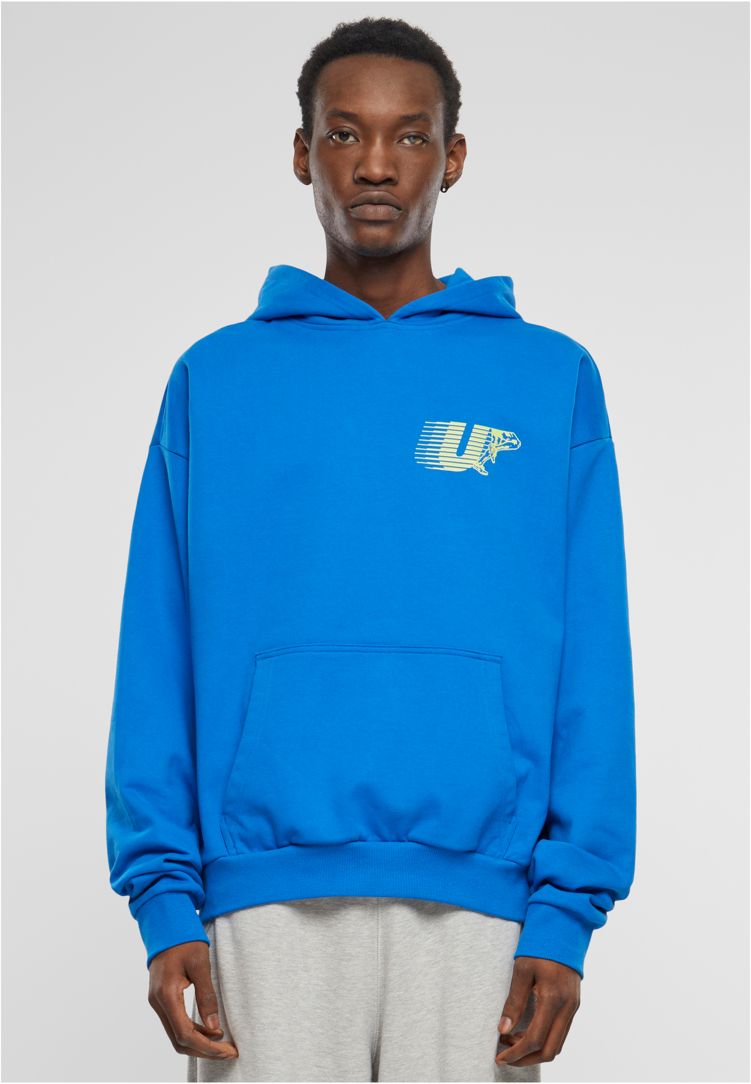 Men's Athletic Club Ultraheavy Oversize Hoodie Blue