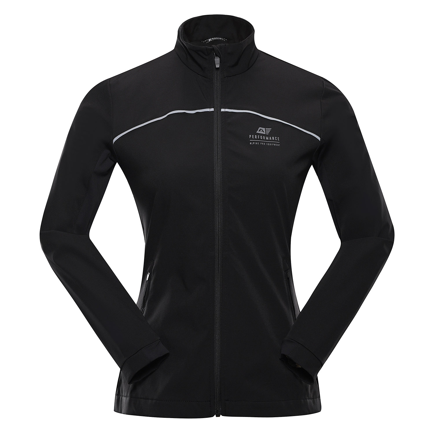 Women’s softshell jacket ALPINE PRO GEROCA black