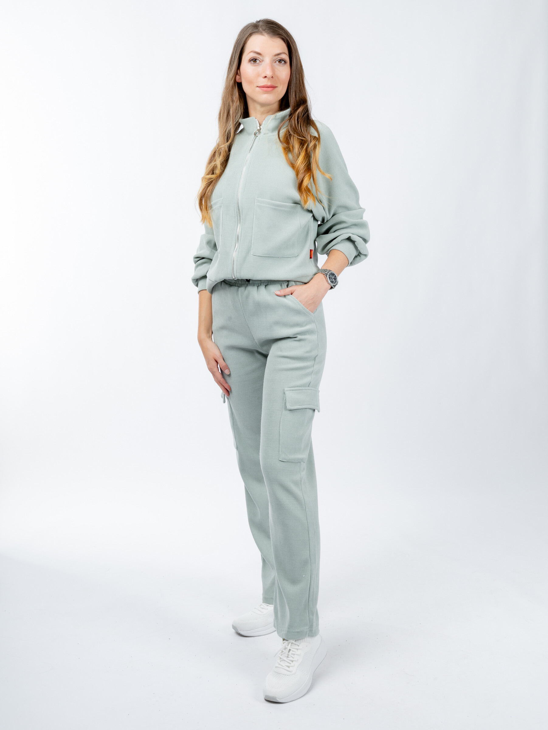 Women&#039;s tracksuit GLANO - green