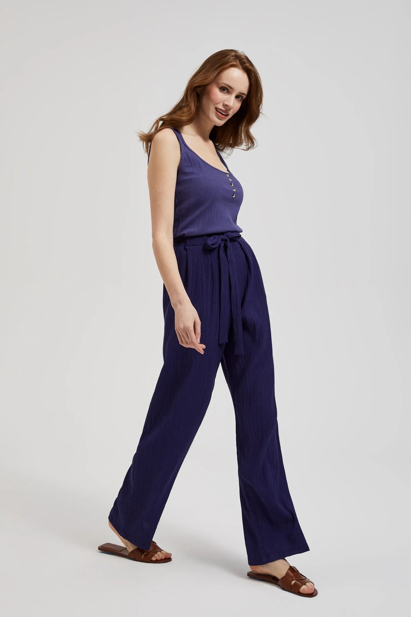 Women's tank top MOODO - dark purple