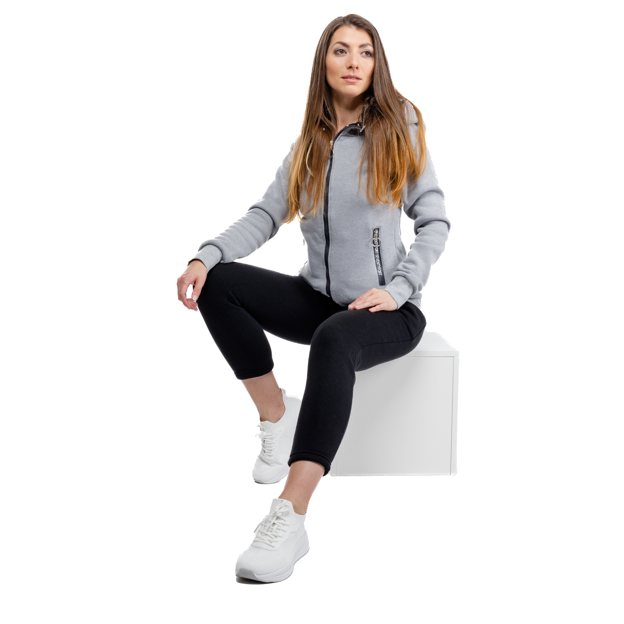 Women&#039;s tracksuit GLANO - light gray