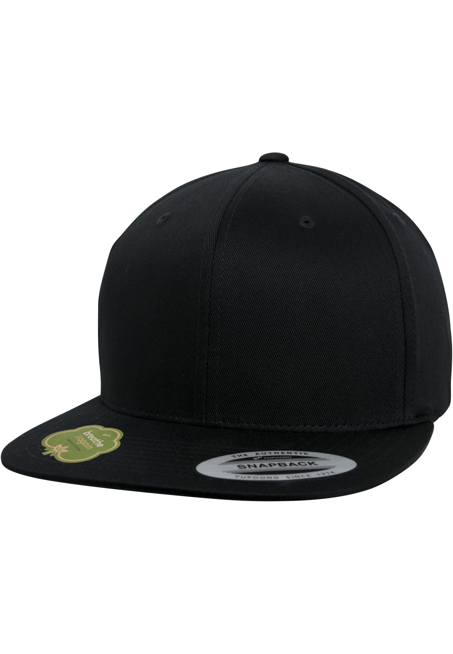 Bio Bavlna Snapback černá