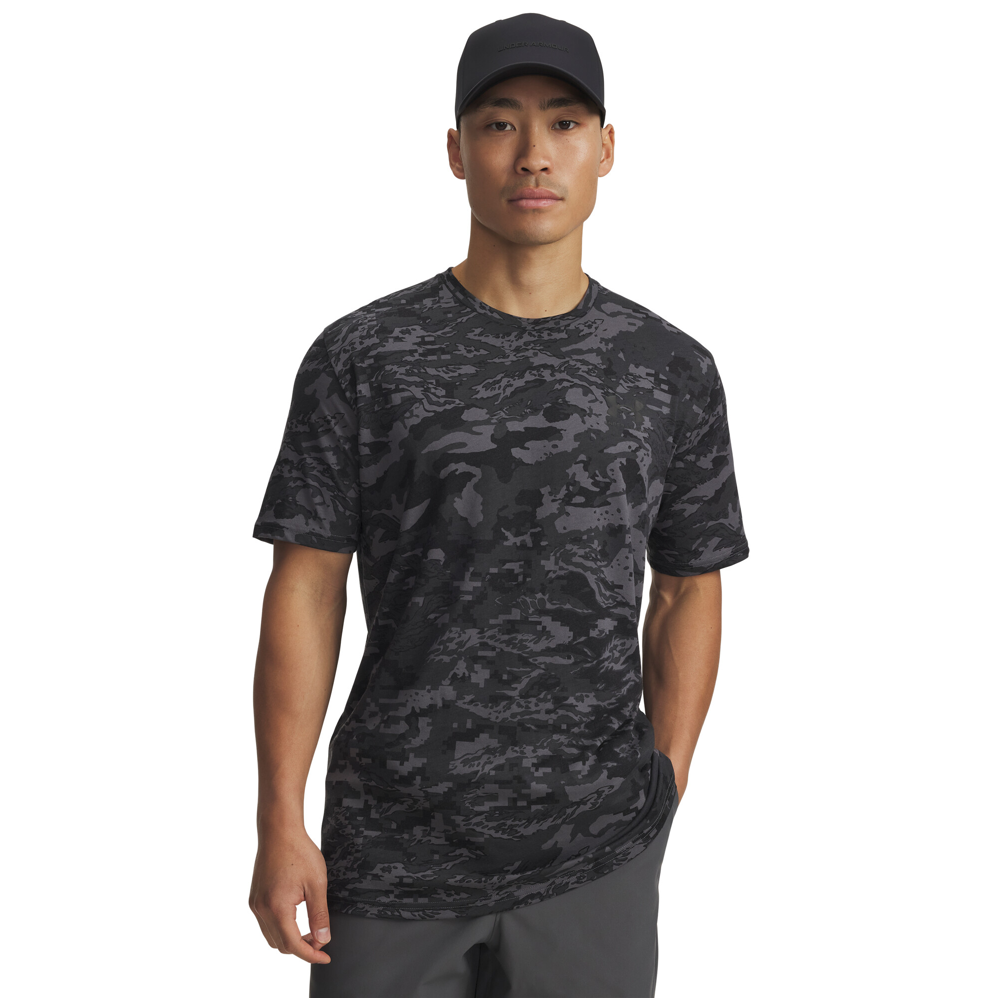 Mens T-shirt Under Armour ABC CAMO SS