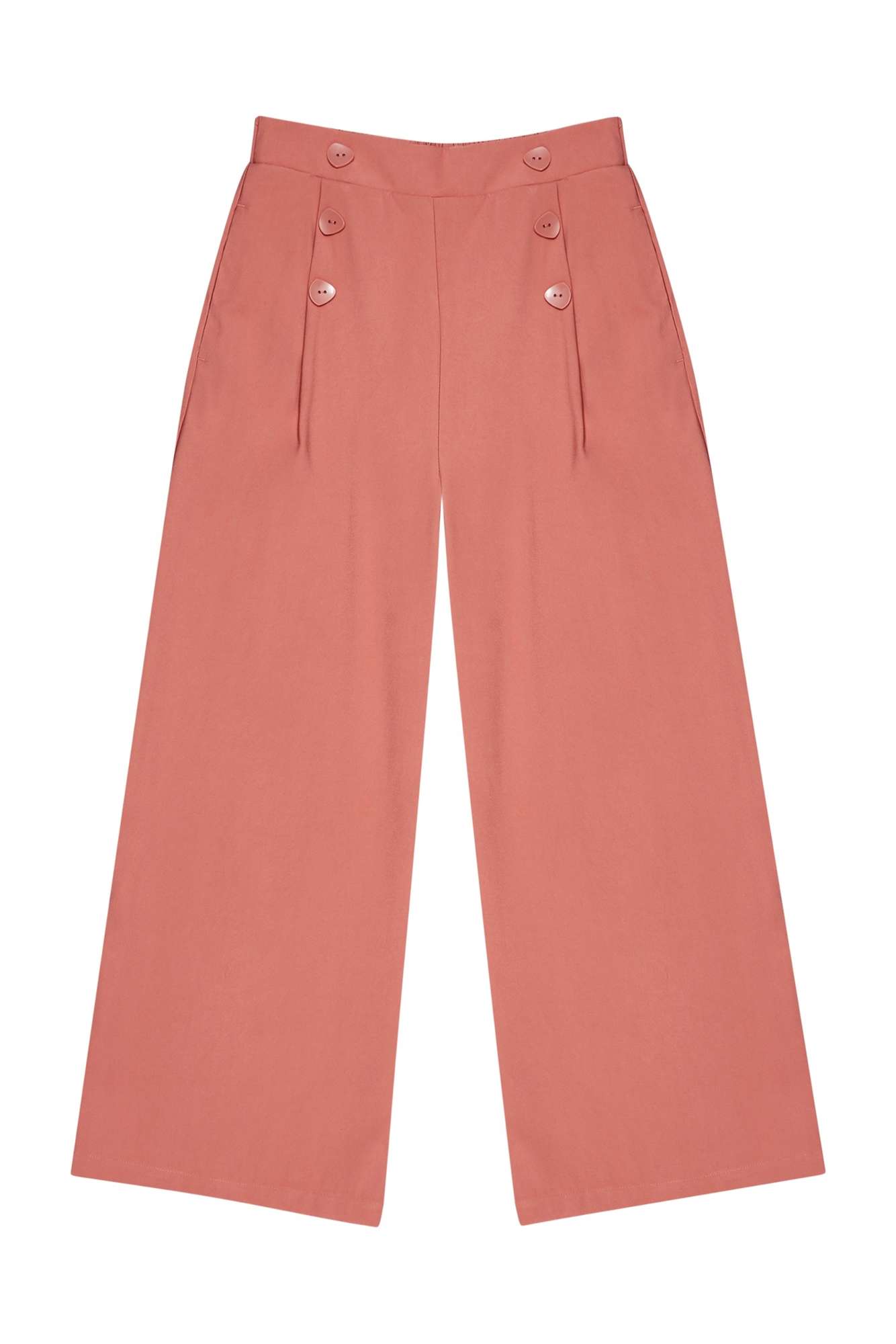 Trousers made of smooth viscose