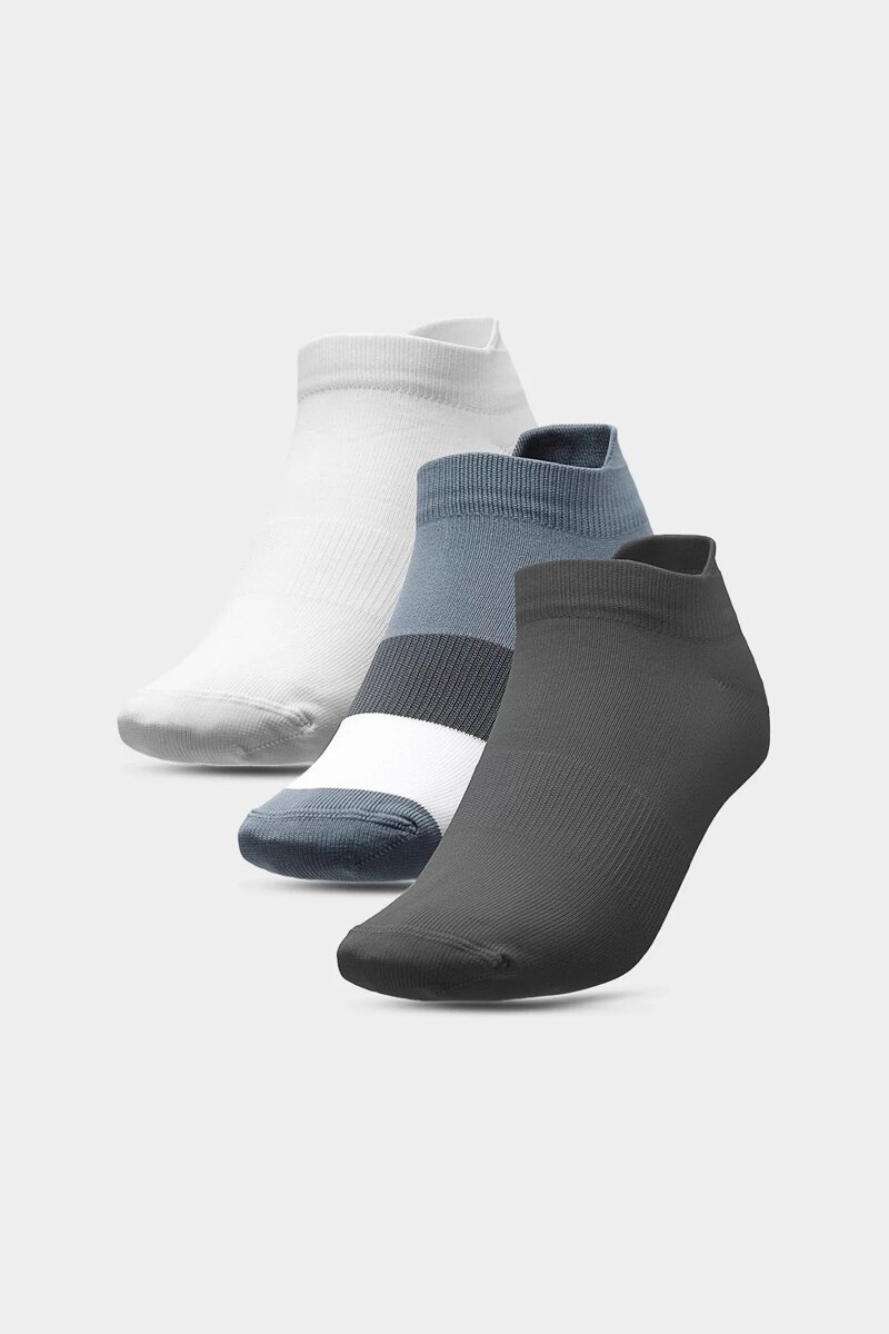 Levně 4F Dámské ležérní ponožky 3-PACK Vícebarevné