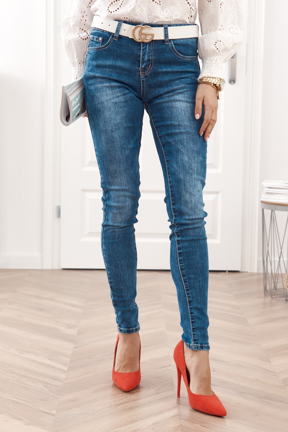 Classic push up denim pants