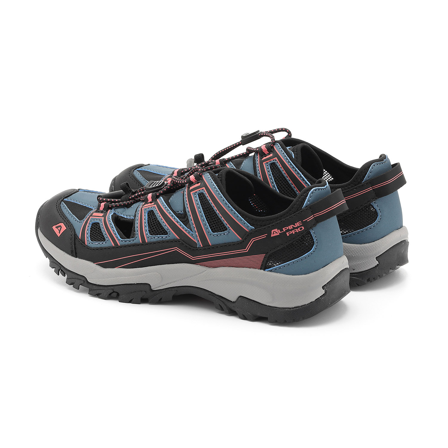Summer outdoor sandals with air flow ALPINE PRO NUBRE vallarta blue