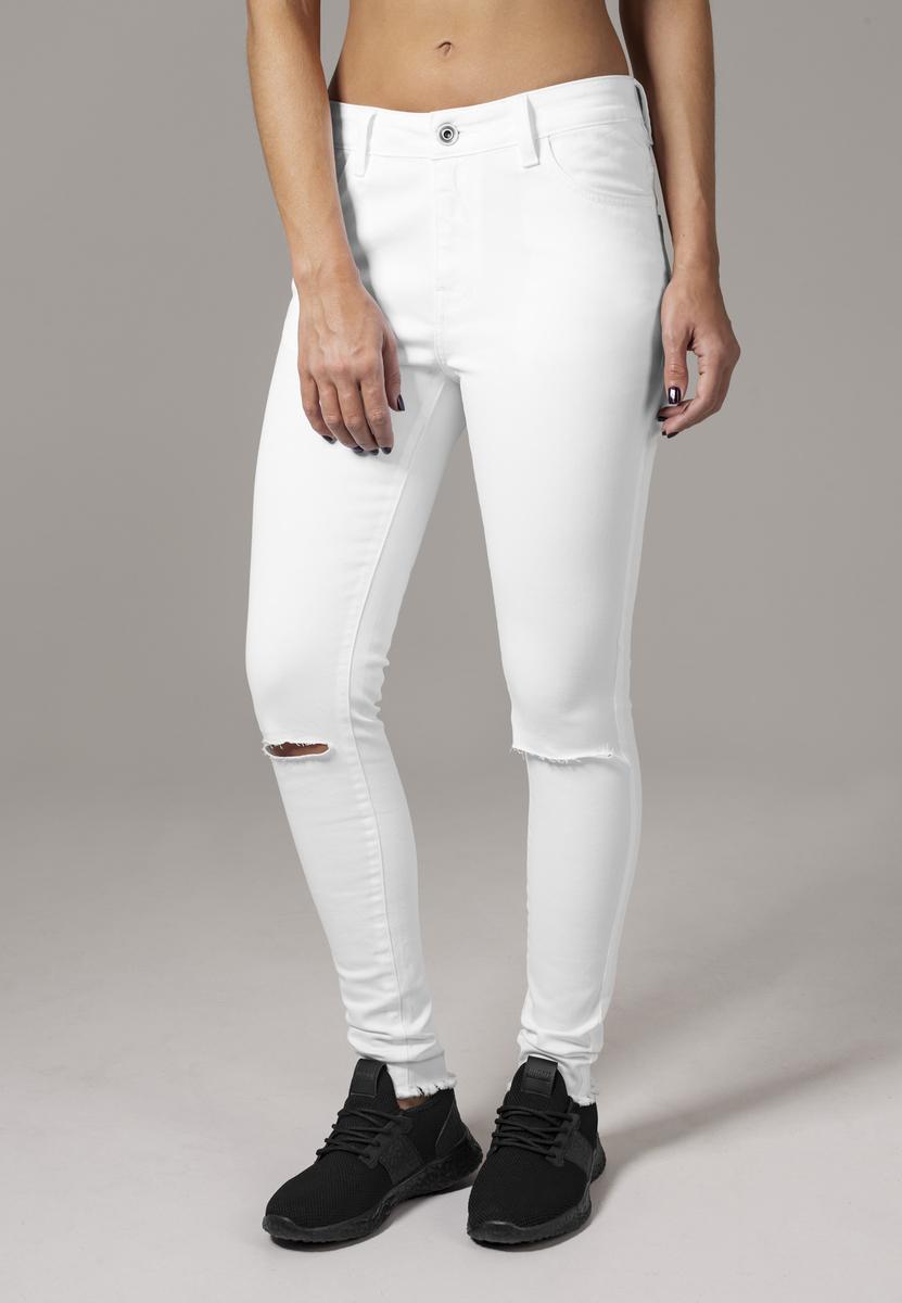 Women's Jeans URBAN CLASSICS - White