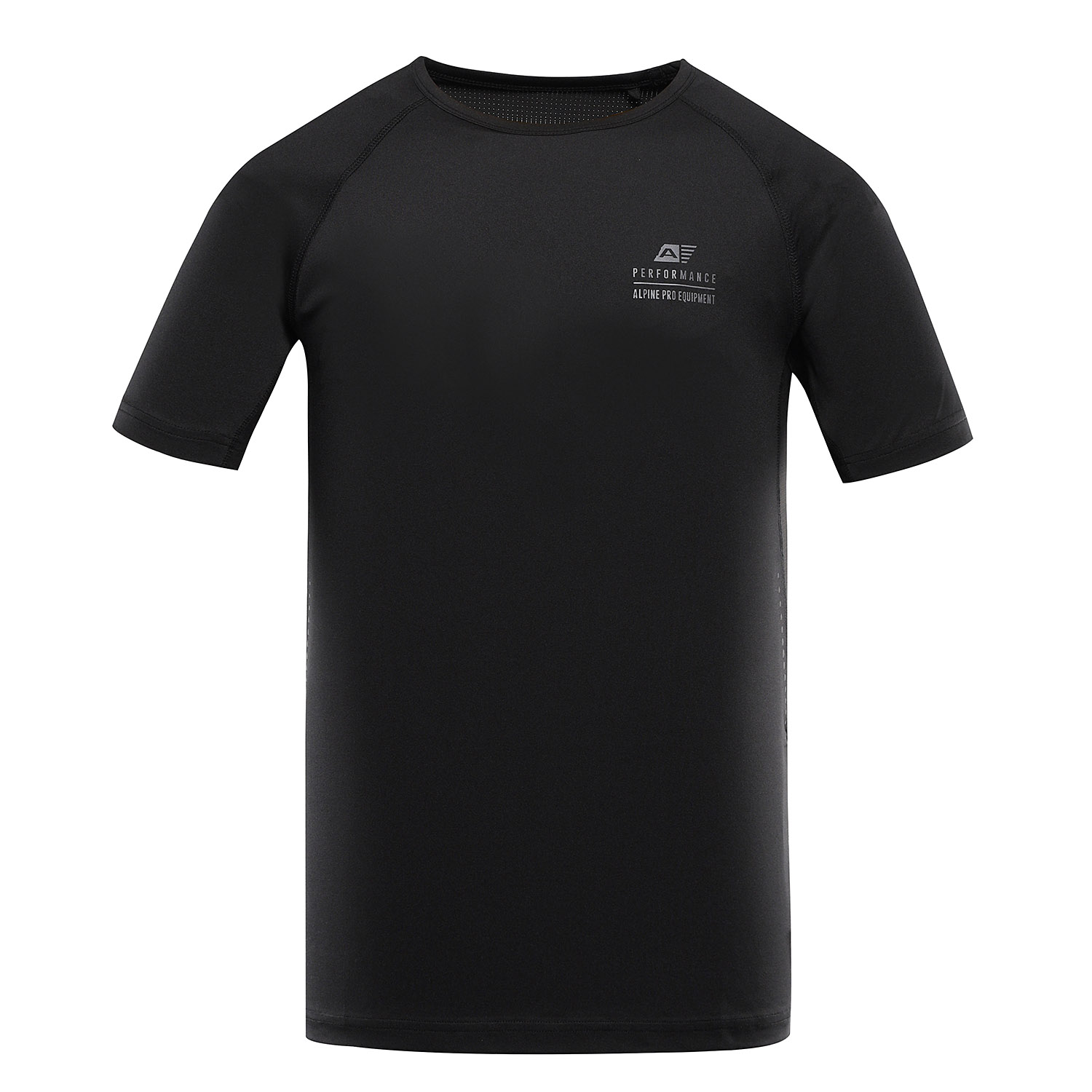 Men's functional T-shirt with cool-dry ALPINE PRO BOND black