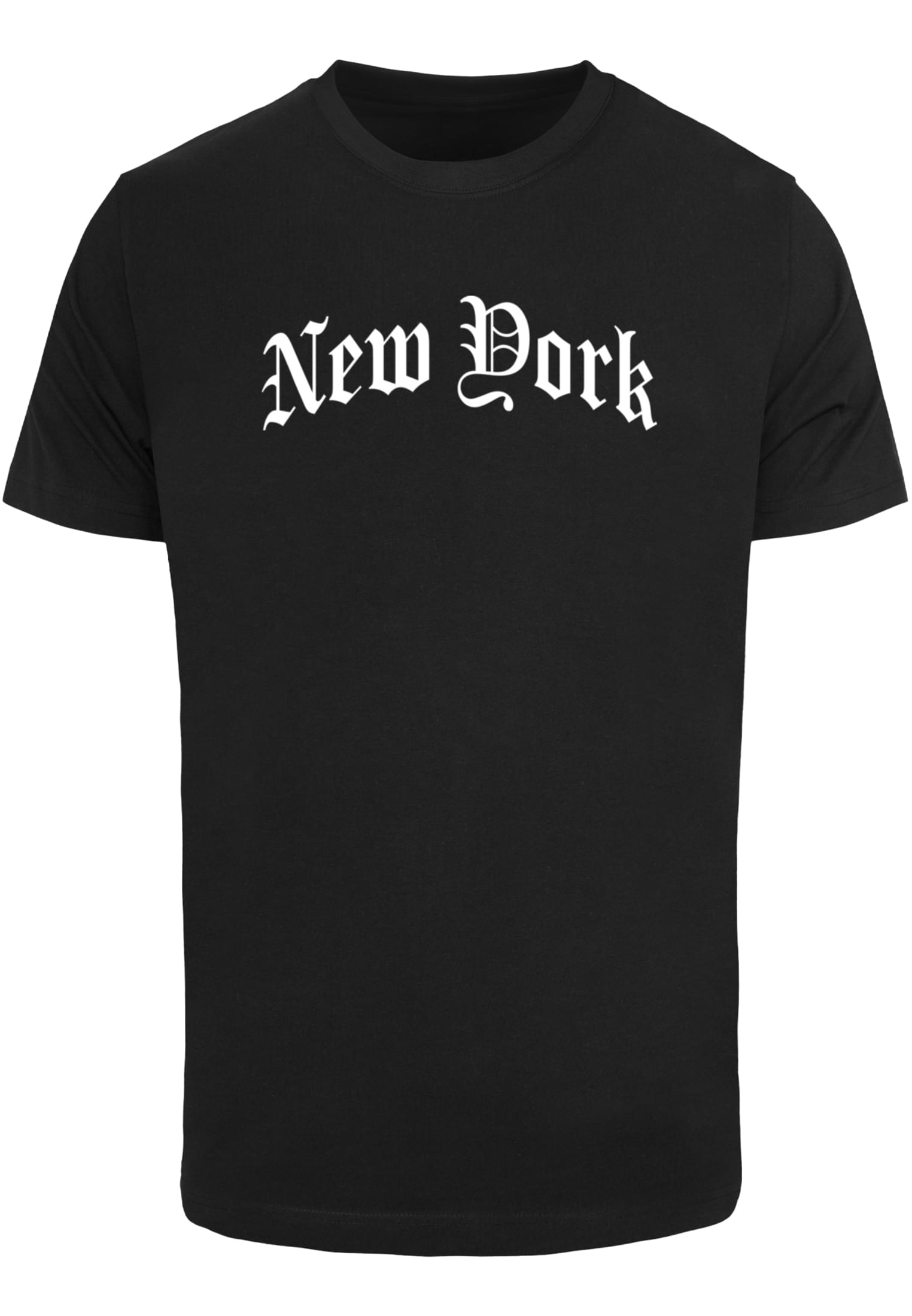 Men's T-shirt New York Wording - Black