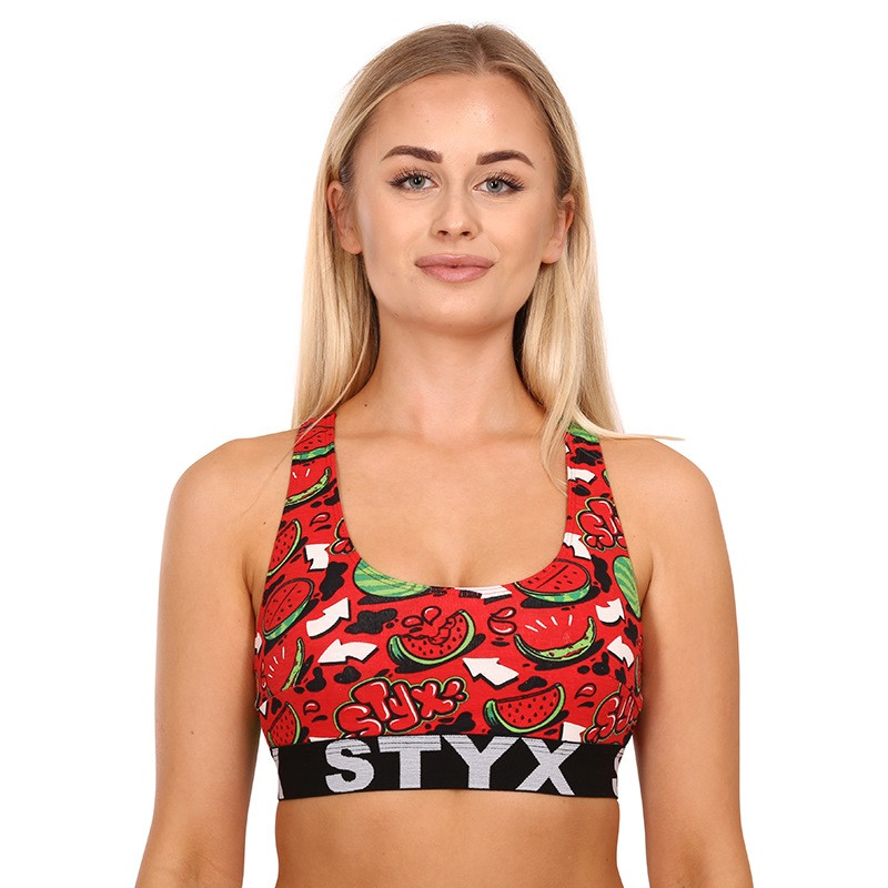 Women's Bra Styx Sport Art Melons